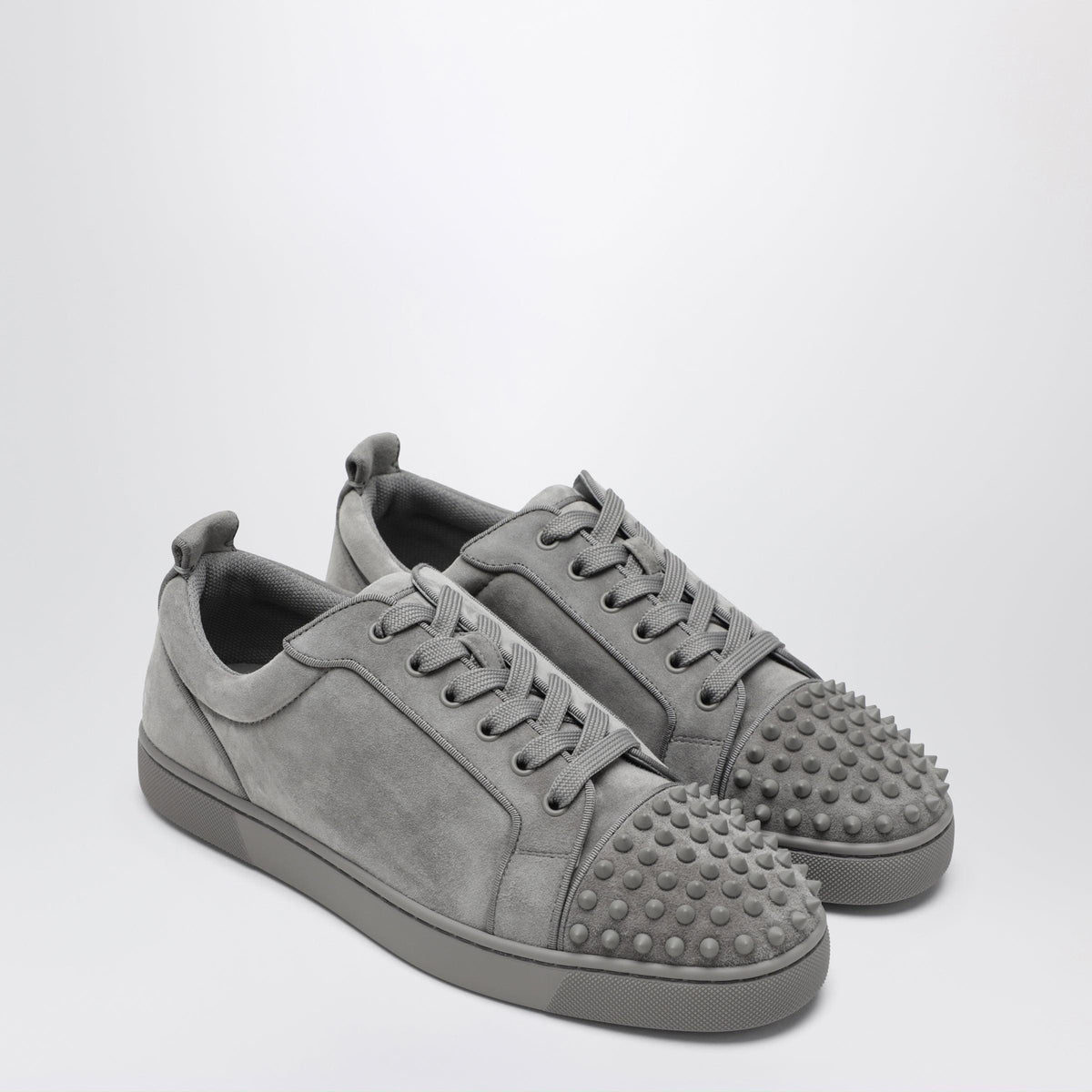 Christian Louboutin Louis Jr Spikes Canopy Sneakers Phantom Grey Men CHRISTIAN LOUBOUTIN