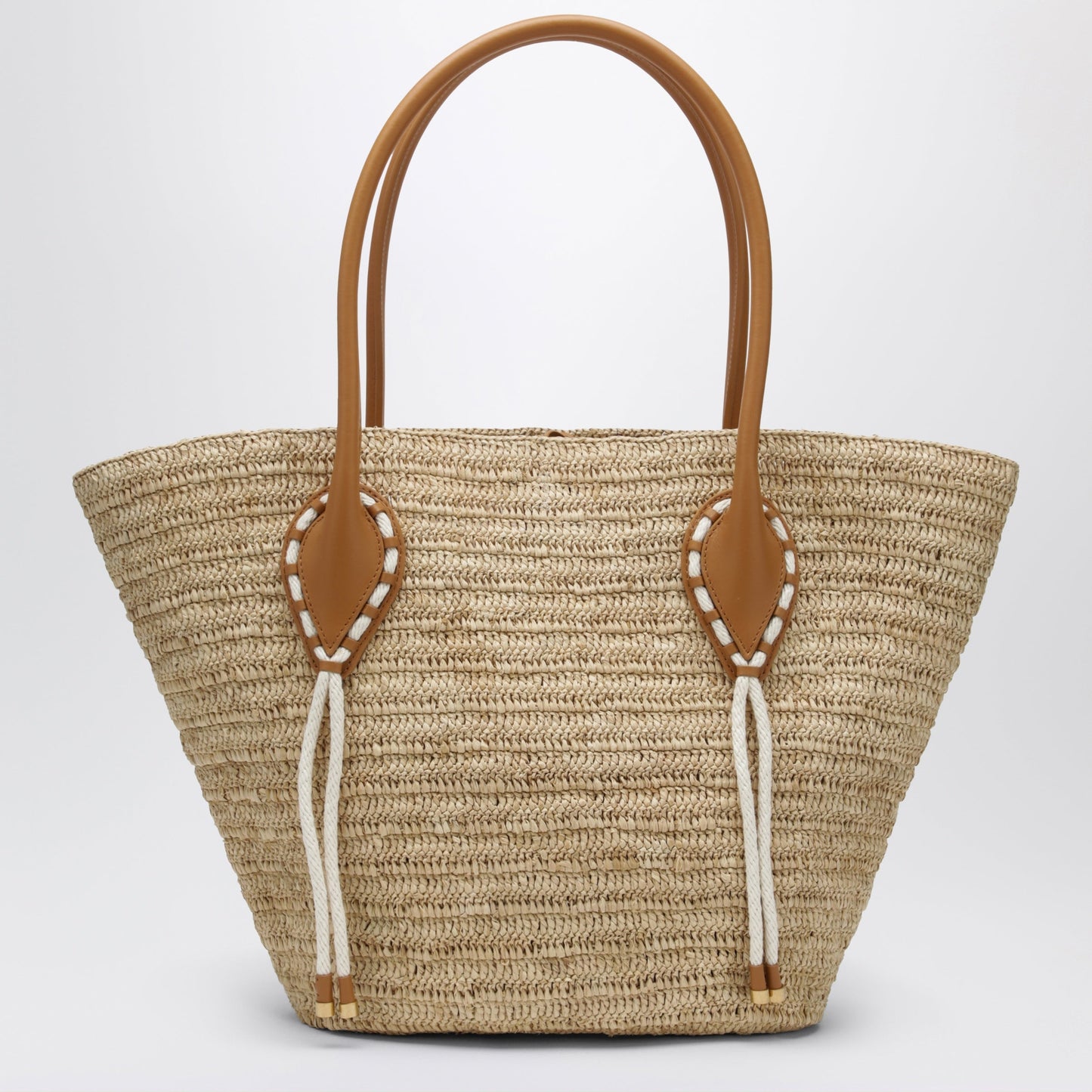 Christian Louboutin Venus Tote Bag In Natural-Colored Raffia Women CHRISTIAN LOUBOUTIN