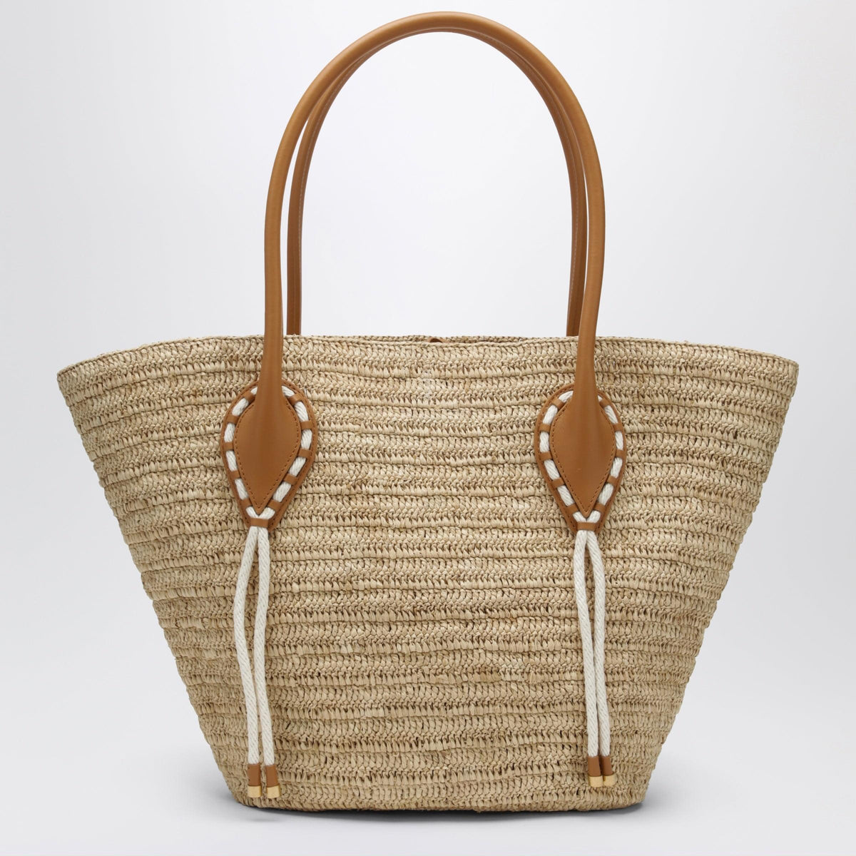 Christian Louboutin Venus Tote Bag In Natural-Colored Raffia Women CHRISTIAN LOUBOUTIN
