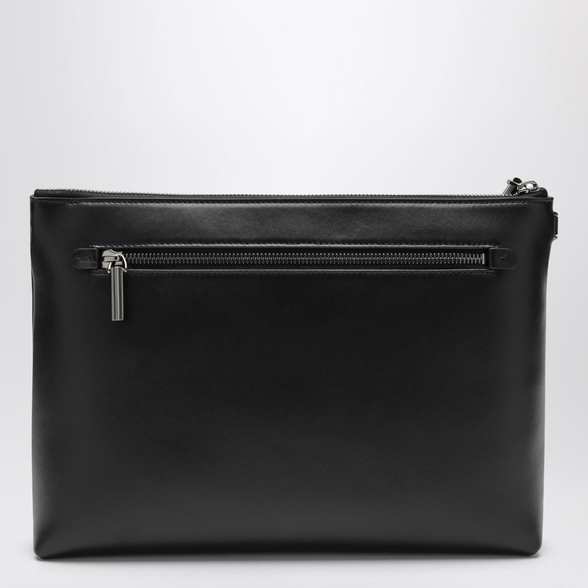 Christian Louboutin Clutch Bag In Black Smooth Leather Men CHRISTIAN LOUBOUTIN