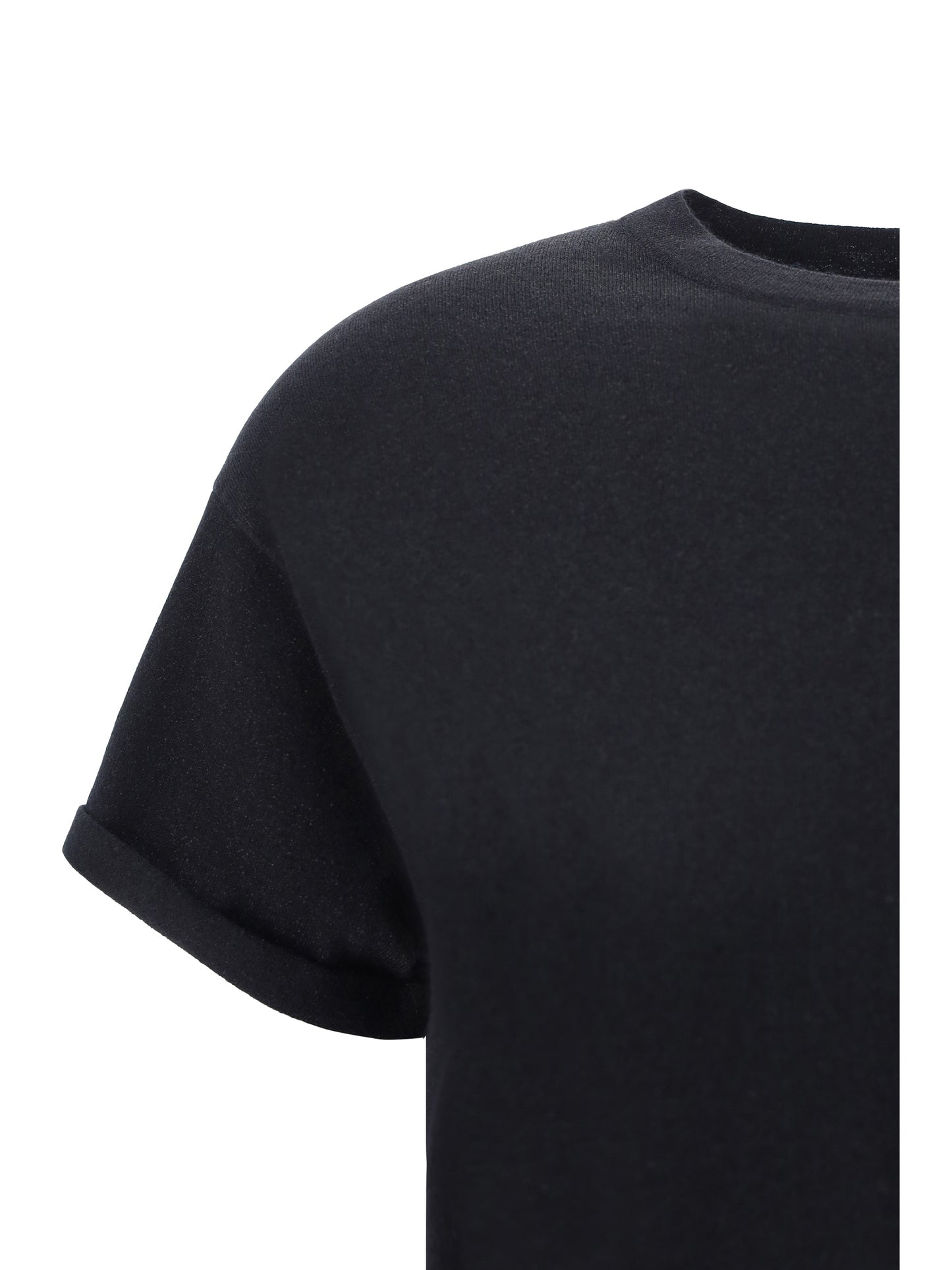 Brunello Cucinelli Women Cashmere Glitter T-Shirt BRUNELLO CUCINELLI