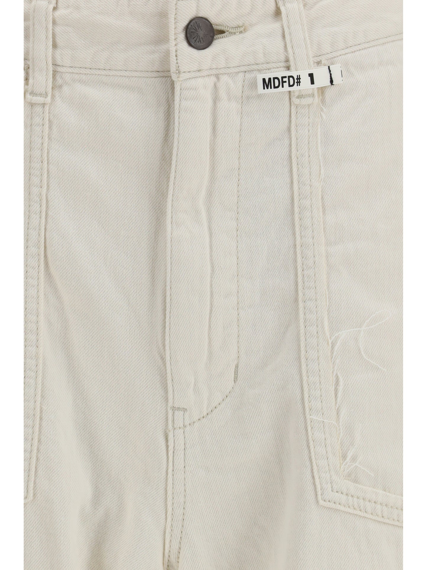 Maison Mihara Yasuhiro Women Cut-Out Pocket Denim Pants MAISON MIHARA YASUHIRO