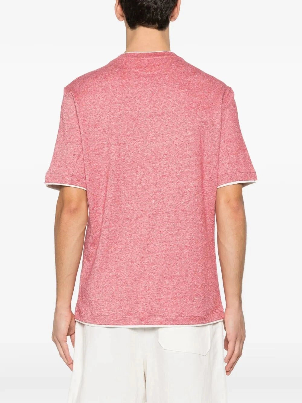Brunello Cucinelli Men T-Shirt With Faux-Layering