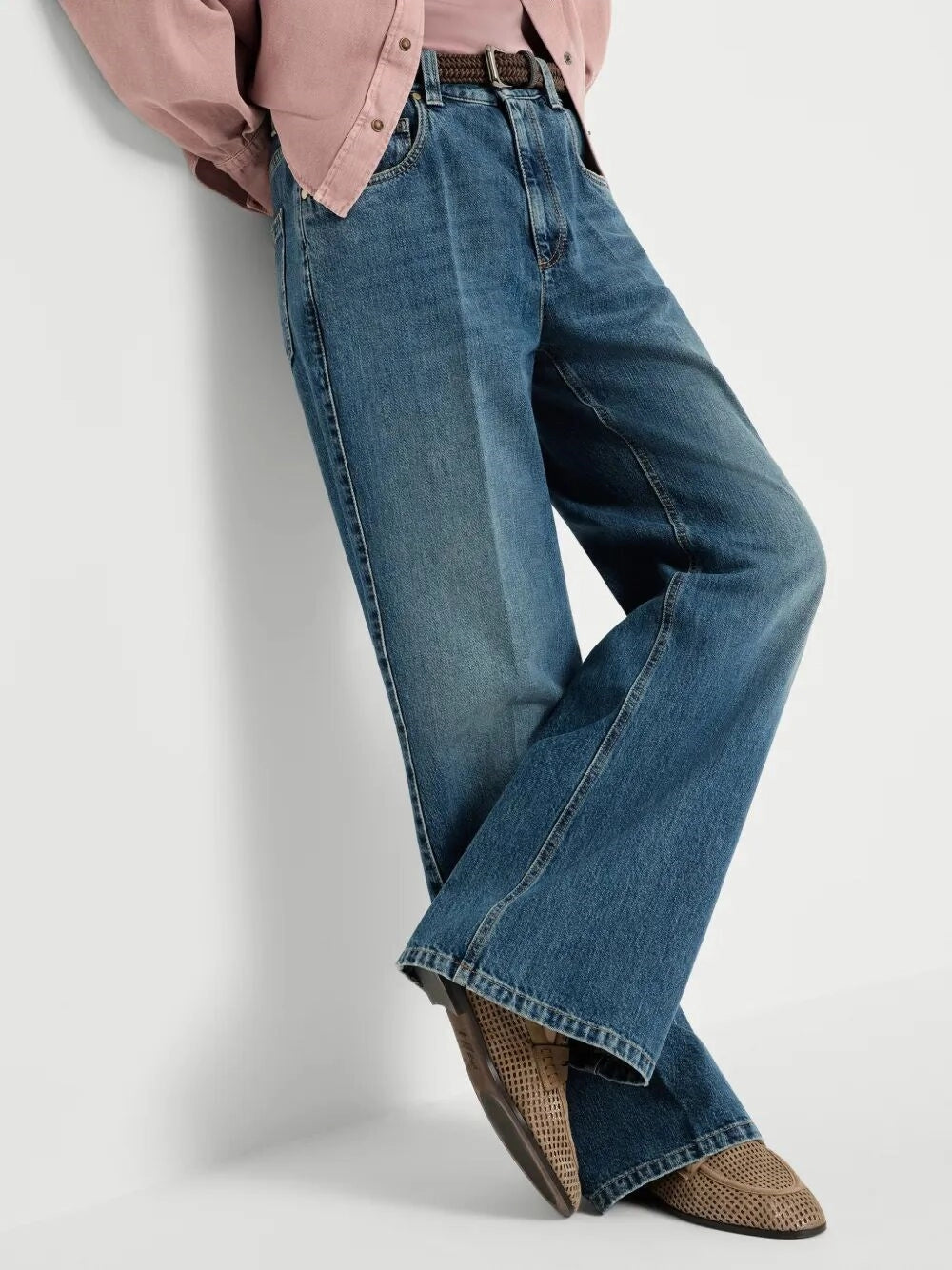 Brunello Cucinelli Women Denim Pants BRUNELLO CUCINELLI