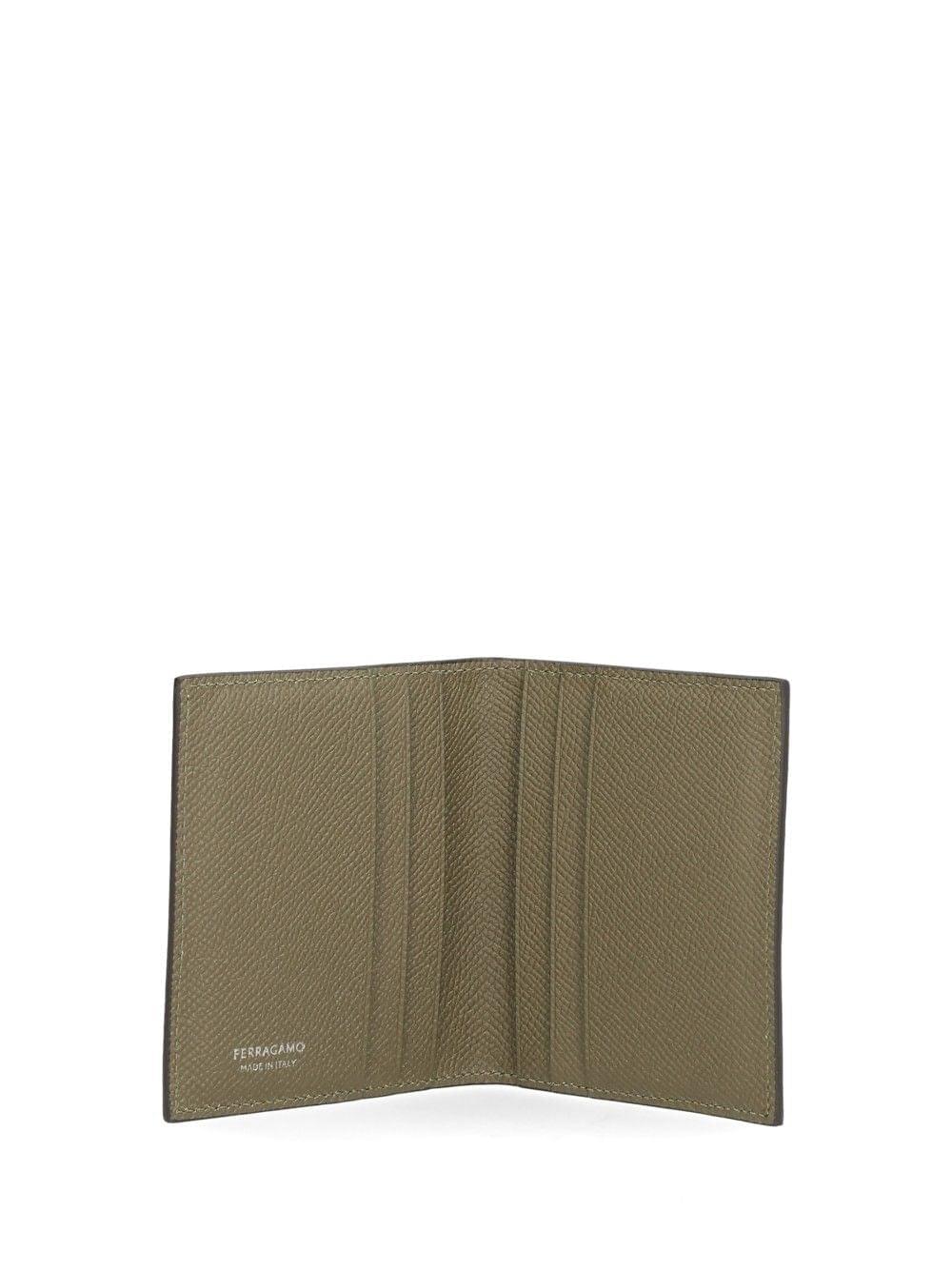 Ferragamo Men "Gancini" Micro Credit Card Holder FERRAGAMO