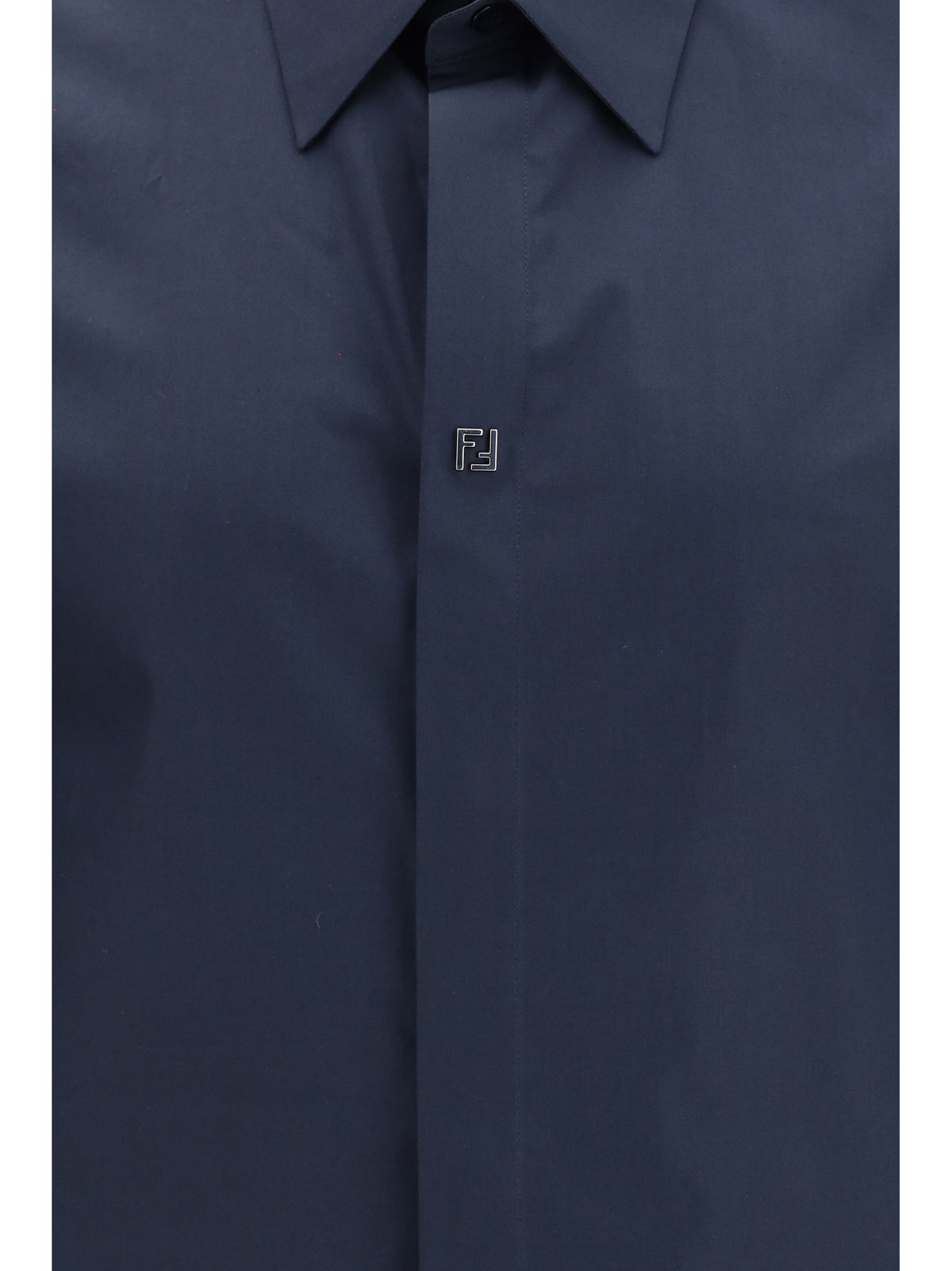Fendi Men Shirt With Ff Detail FENDI
