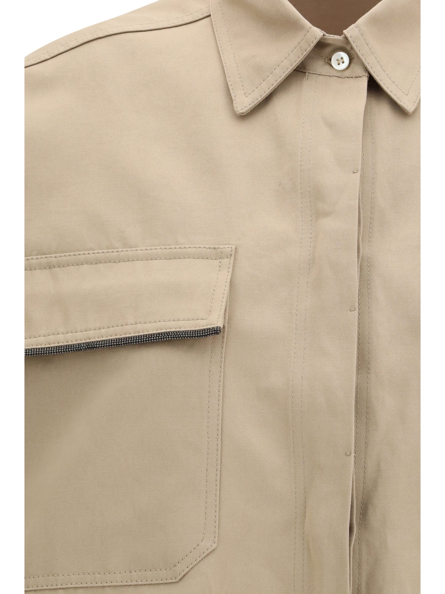 Brunello Cucinelli Women Short-Sleeve Shirt BRUNELLO CUCINELLI