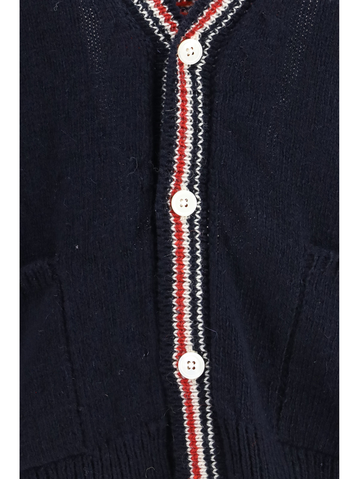 Thom Browne Men Hector Donegal Yarn Cardigan THOM BROWNE