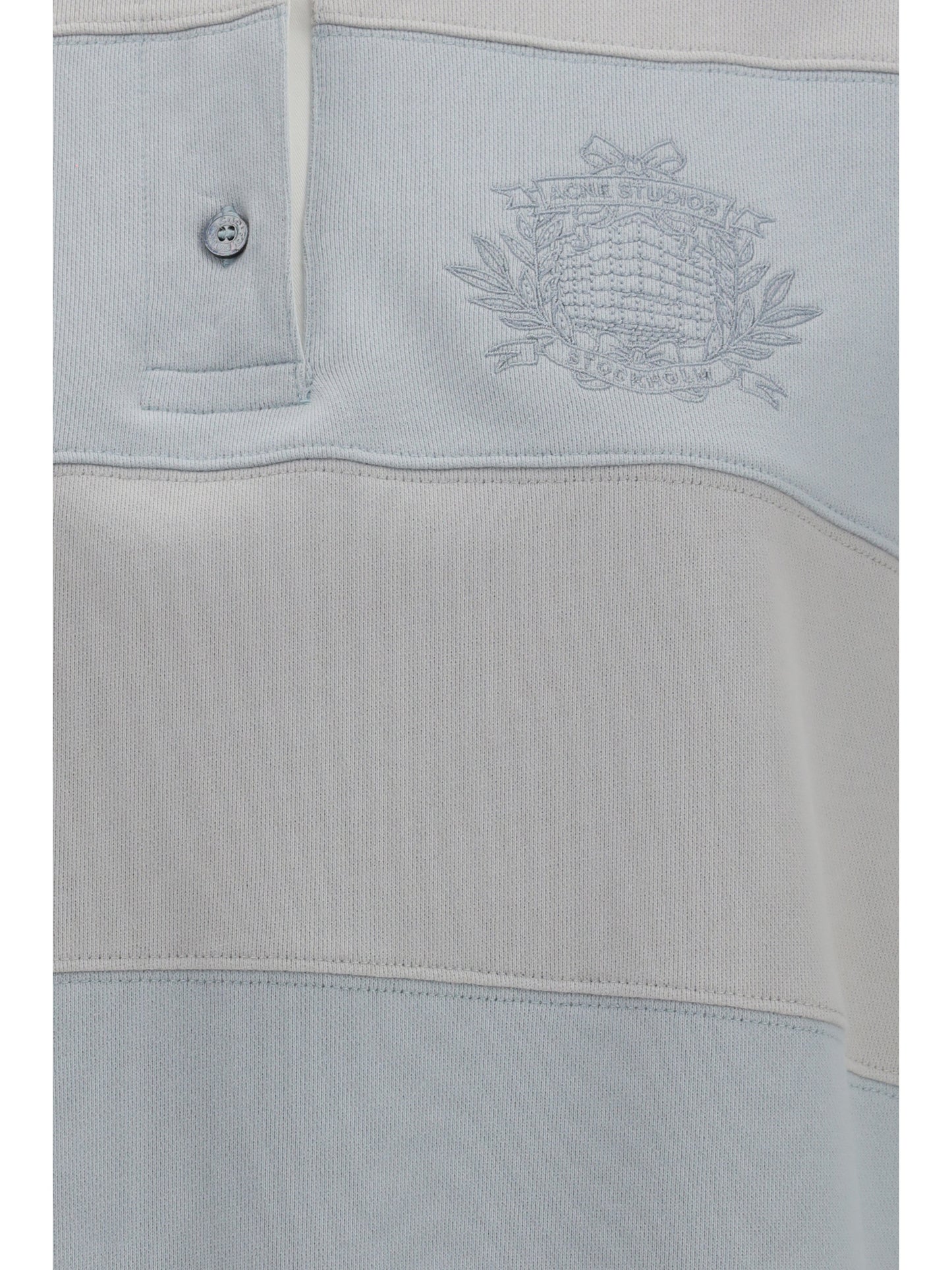 Acne Studios Women Striped Polo Sweatshirt ACNE STUDIOS