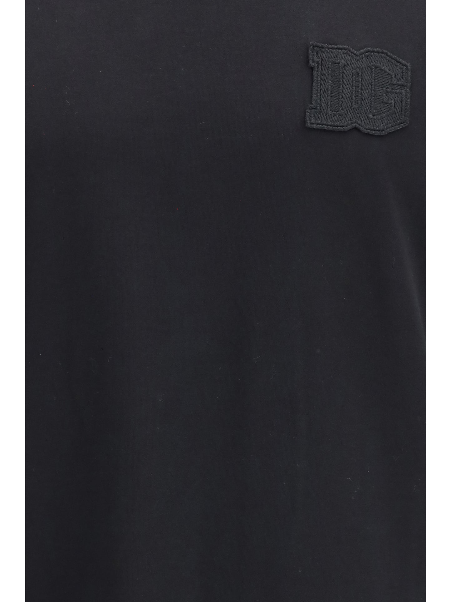 Dolce & Gabbana Men Cotton T-Shirt With Patch DOLCE & GABBANA