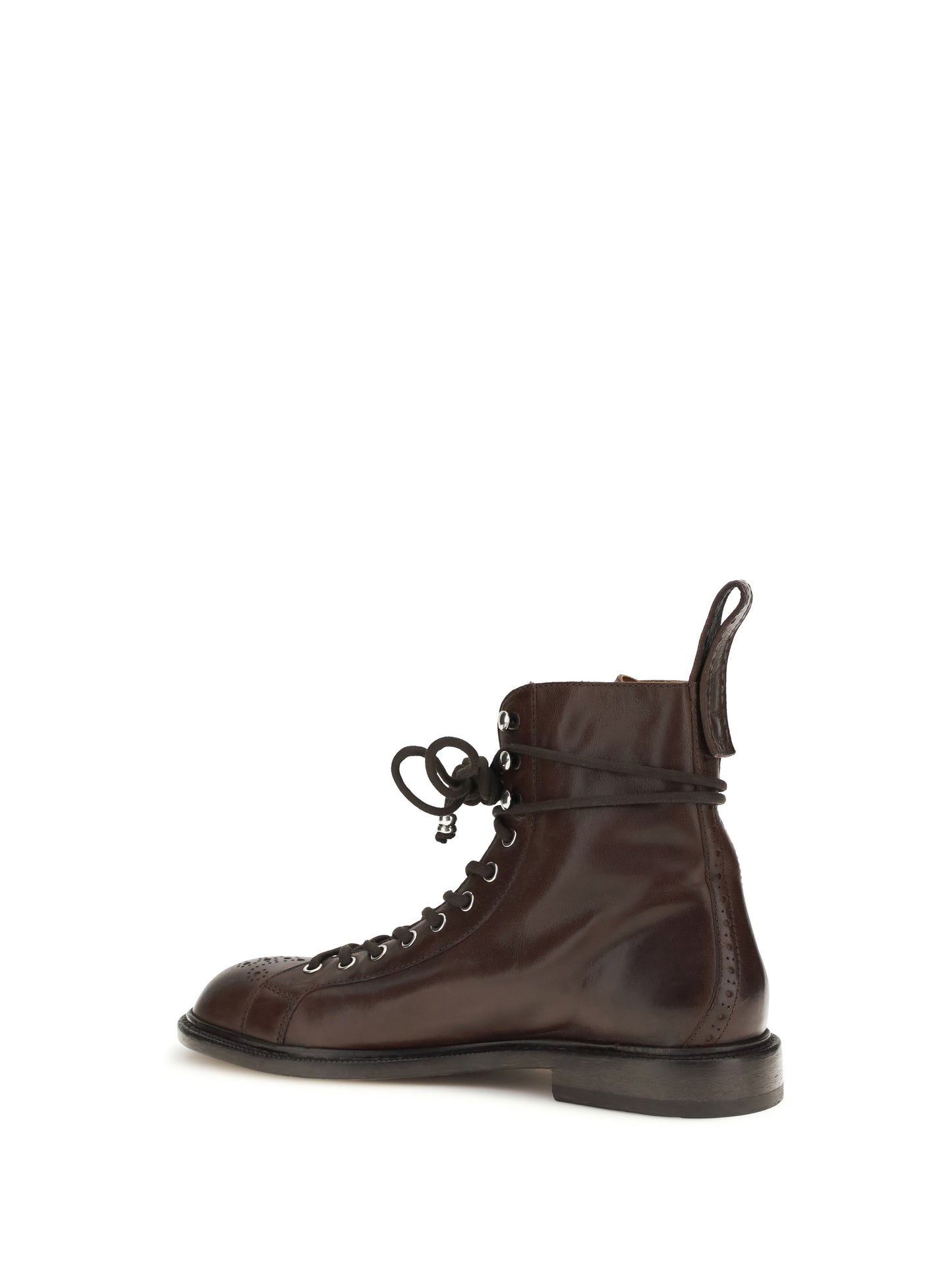 Versace Men Billy Leather Ankle Boots VERSACE