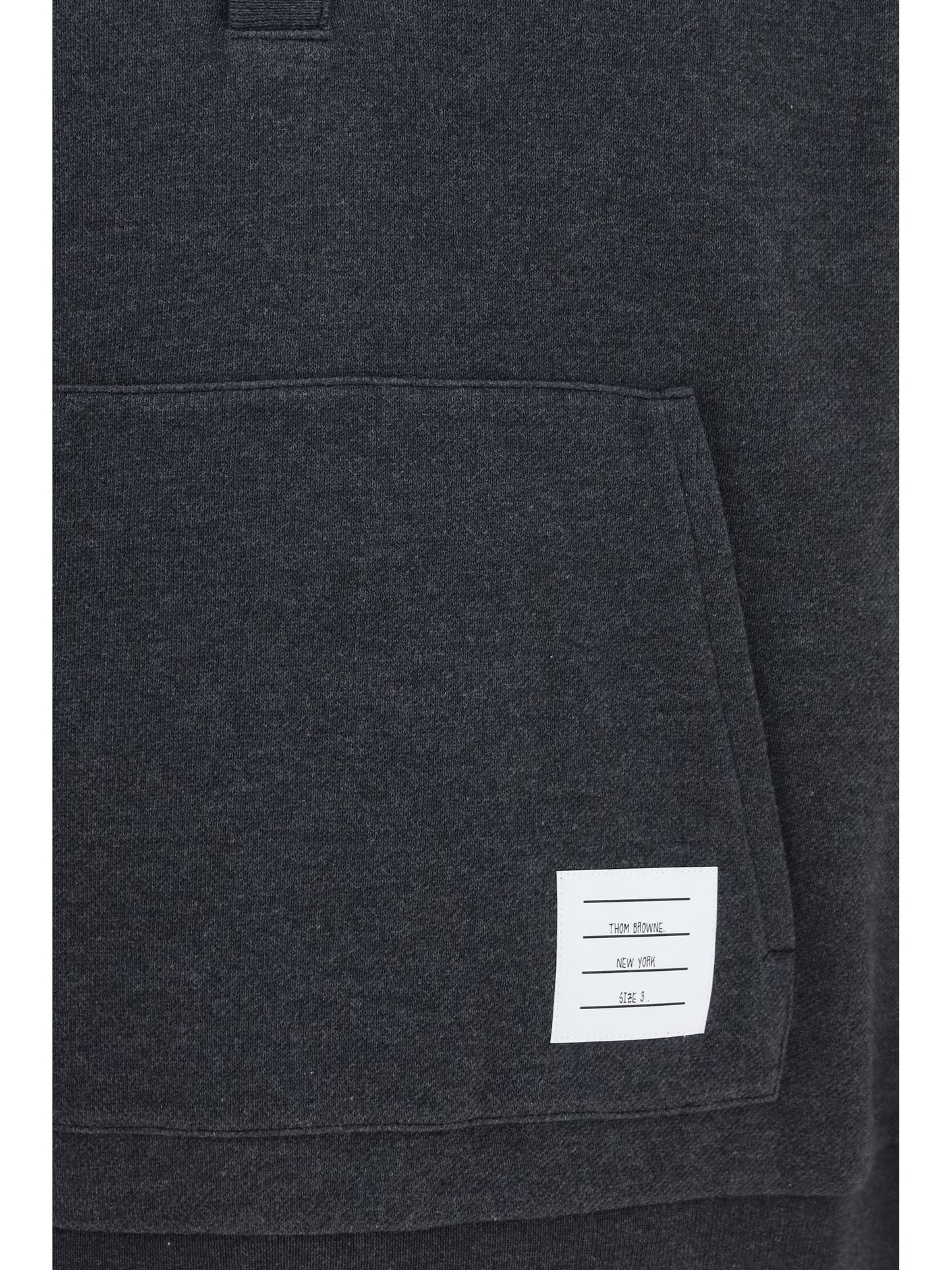 Thom Browne Men Loopback Cotton Piqué Sweater THOM BROWNE
