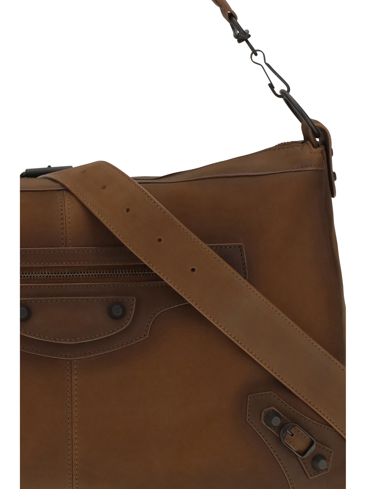 Balenciaga Men Medium Le City Moto Shoulder Bag BALENCIAGA