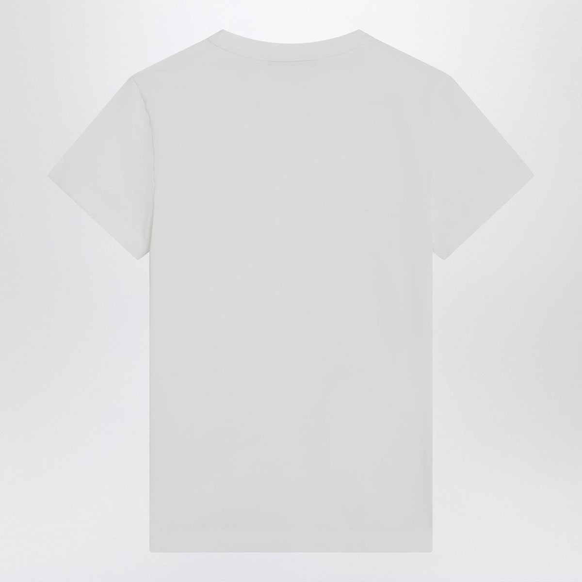 Prada T-Shirt Girocollo Bianca In Cotone Women PRADA