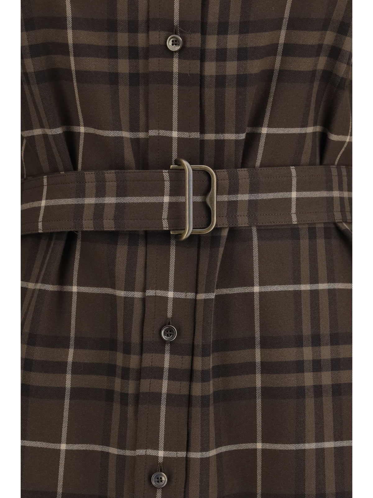 Burberry Women Check Cotton Shirt Dress BURBERRY