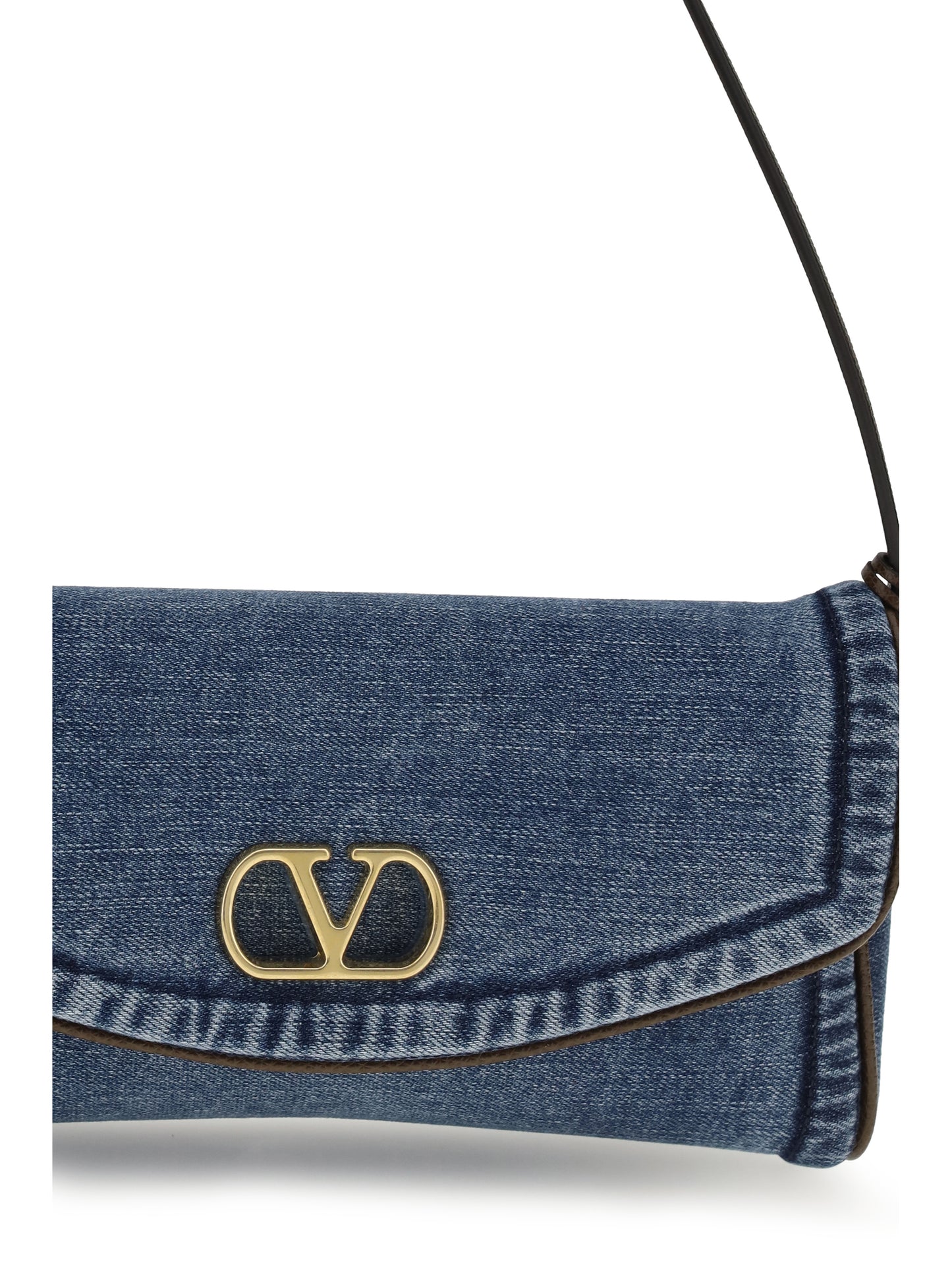Valentino Garavani Women Devain Small Shoulder Bag In Denim VALENTINO GARAVANI