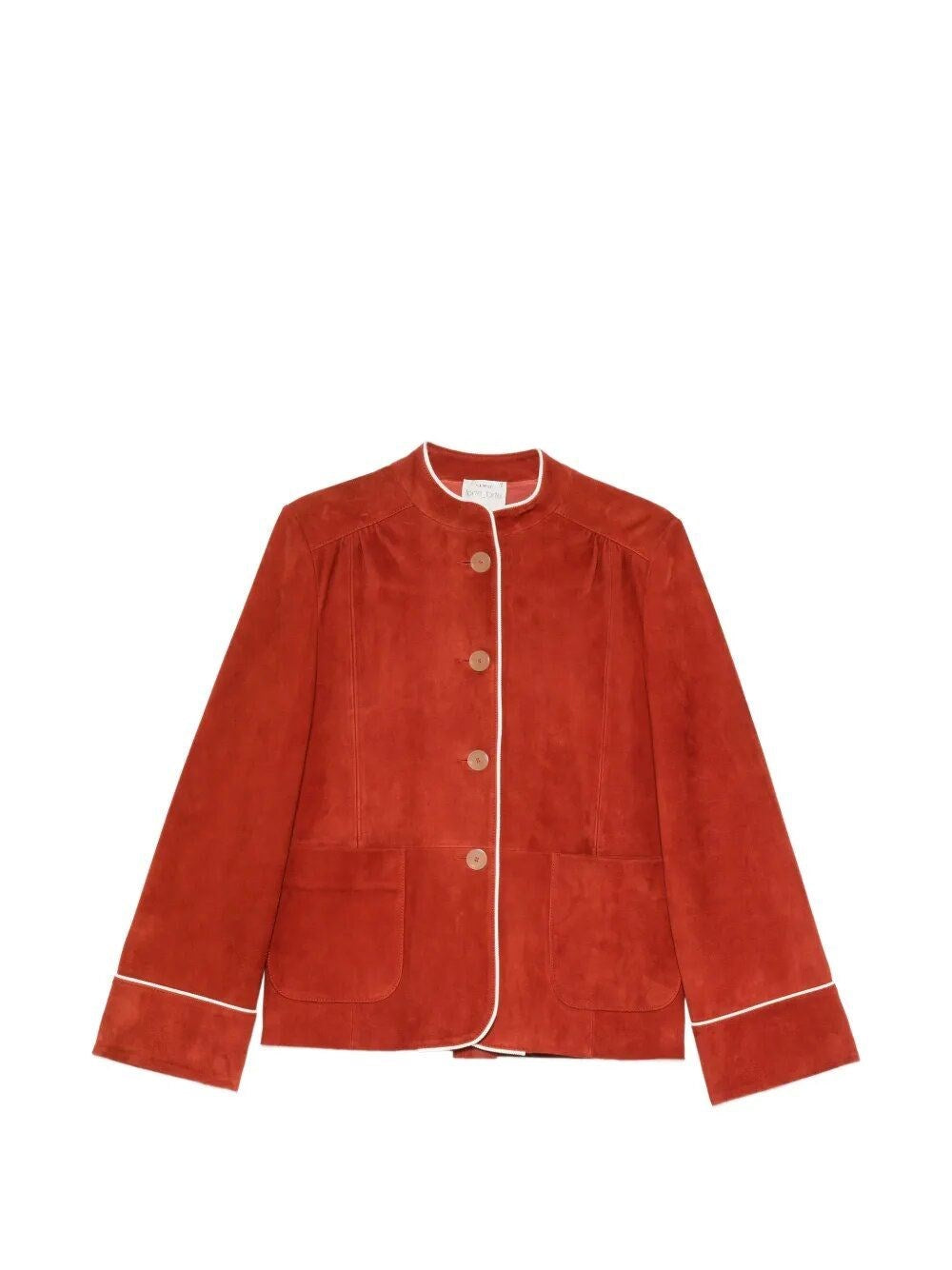 Forte_Forte Women Suede Band Collar Jacket FORTE FORTE