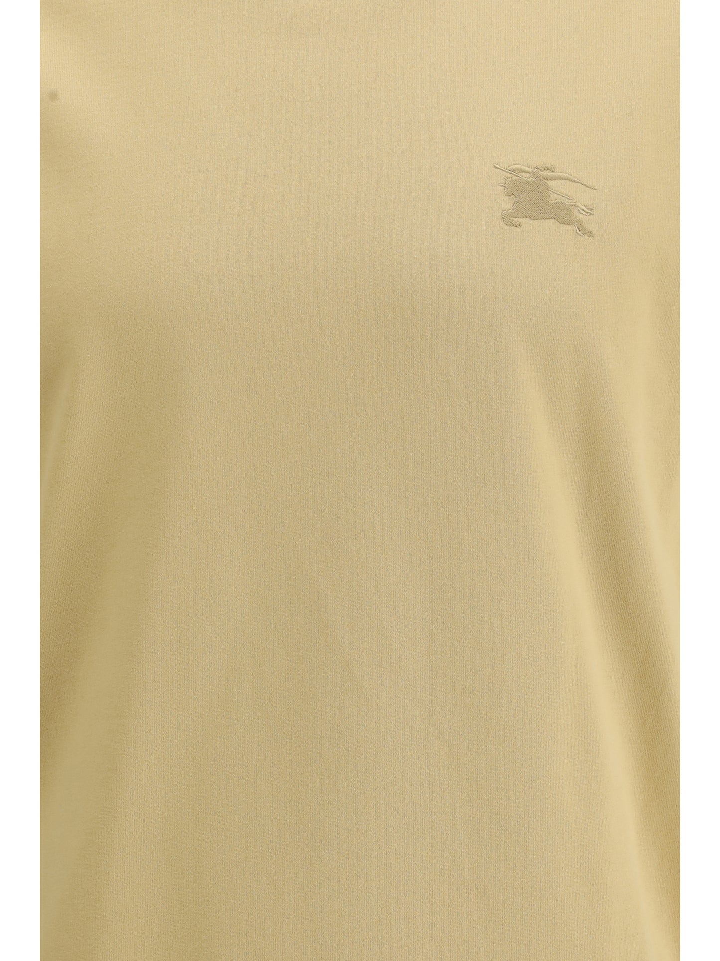 Burberry Men T-Shirt With Check Trims BURBERRY