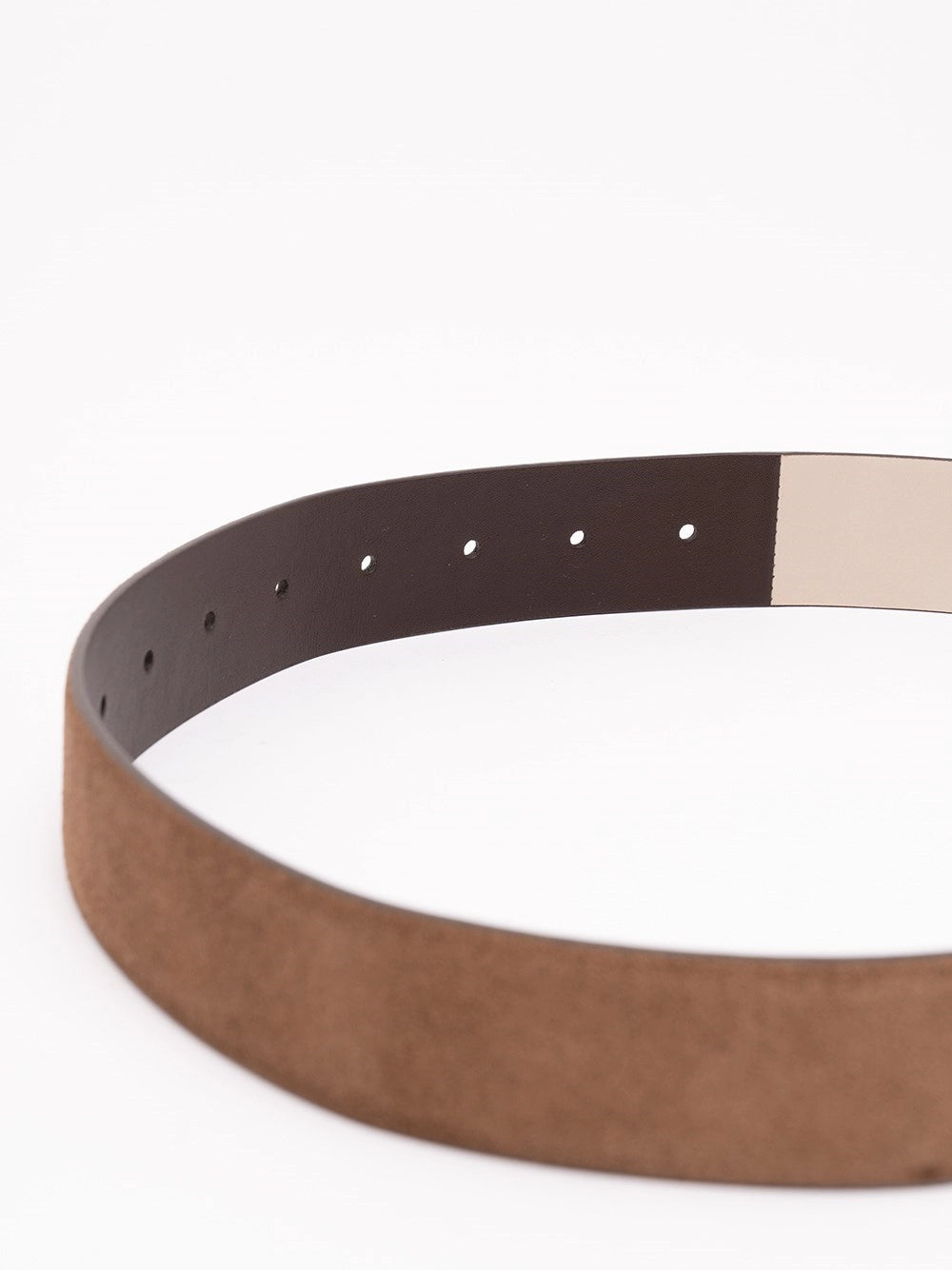 Brunello Cucinelli Women Suede Belt With Monili BRUNELLO CUCINELLI