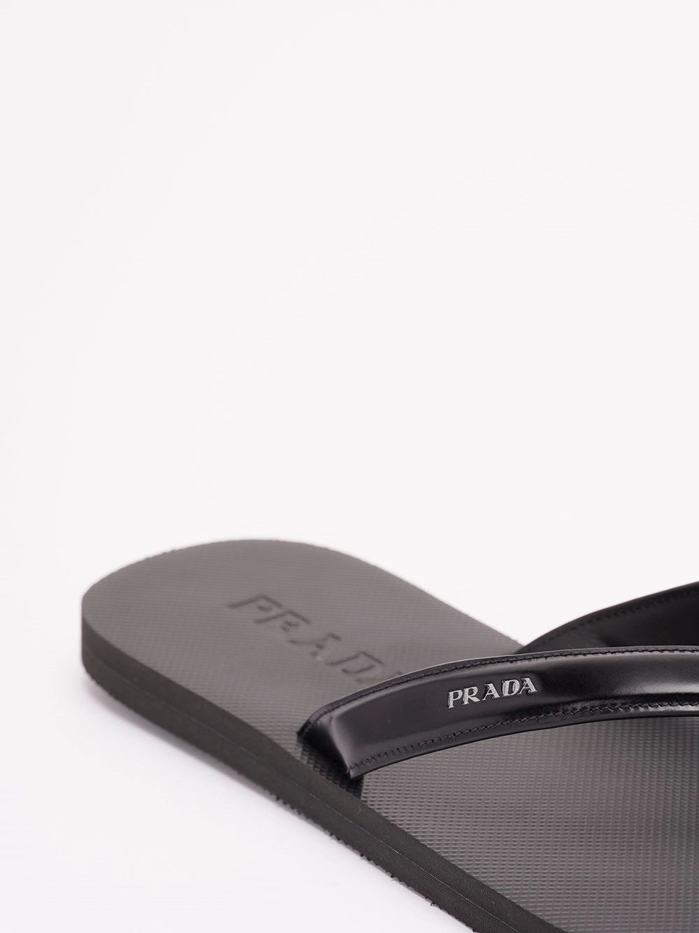 Prada Men Brushed Leather Sandals PRADA