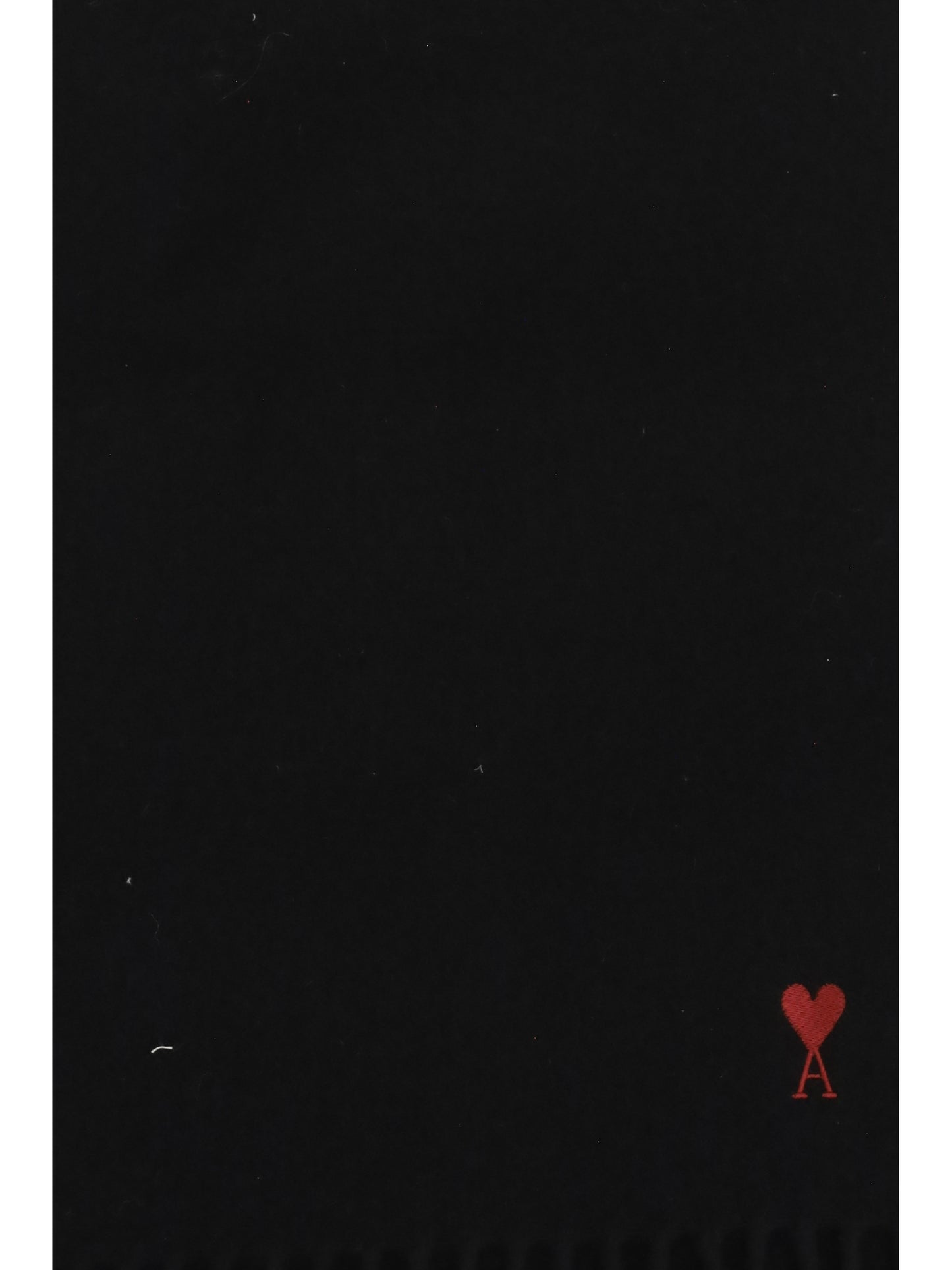 Ami Paris Men Quota Ami De Coeur Wool Scarf AMI PARIS