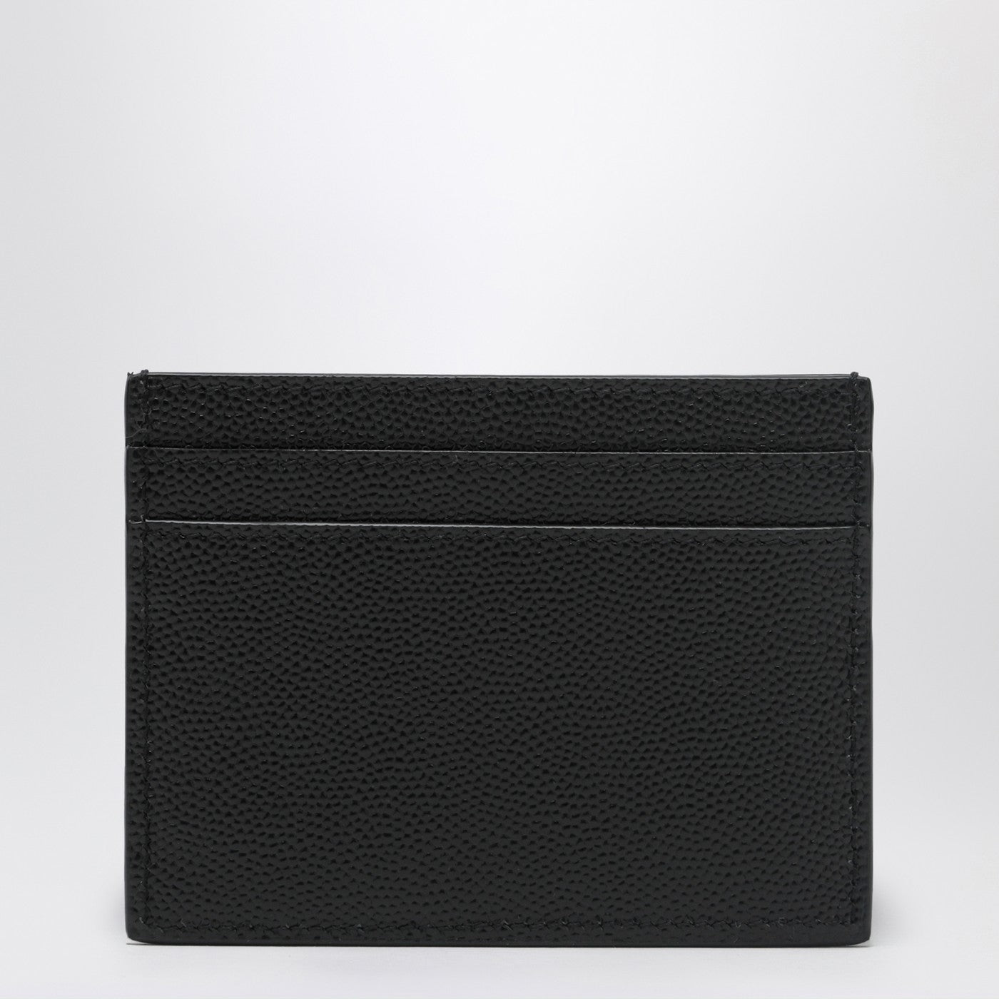 Saint Laurent Black Textured Leather Card Holder Men SAINT LAURENT