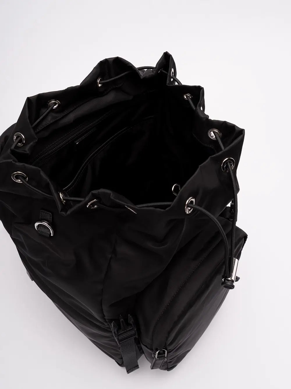Prada Men Re-Nylon And Saffiano Leather Backpack PRADA