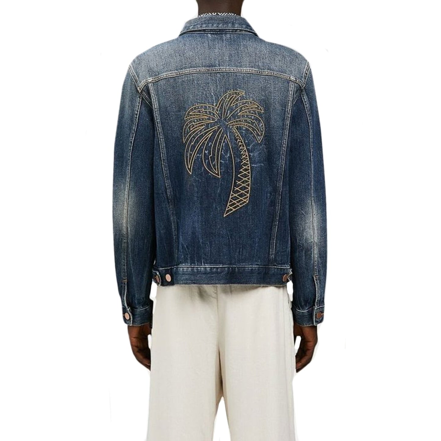 Palm Angels Denim Jacket Men PALM ANGELS