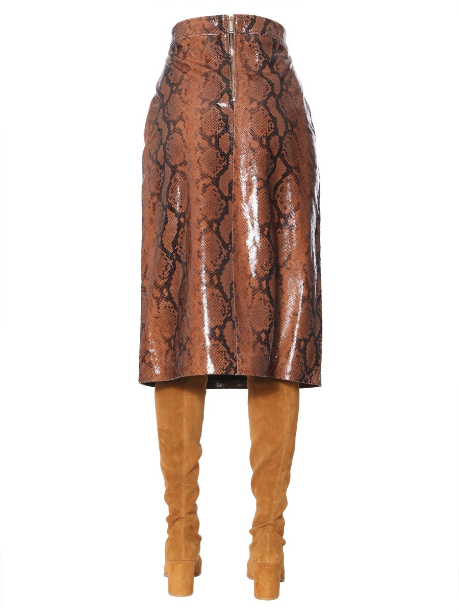 Dsquared Women Python Print Skirt DSQUARED2