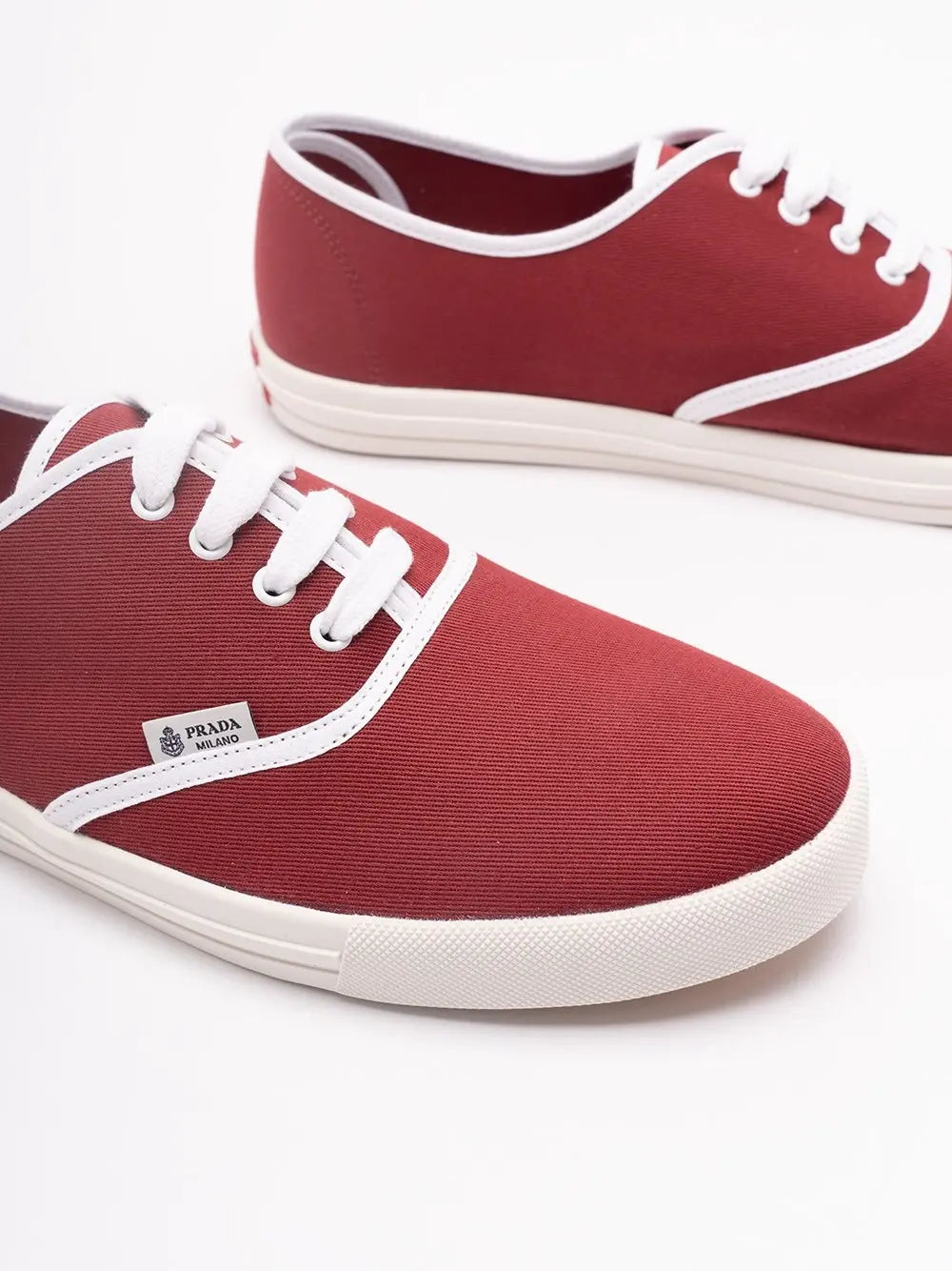 Prada Men `Imprint` Cotton Sneakers PRADA