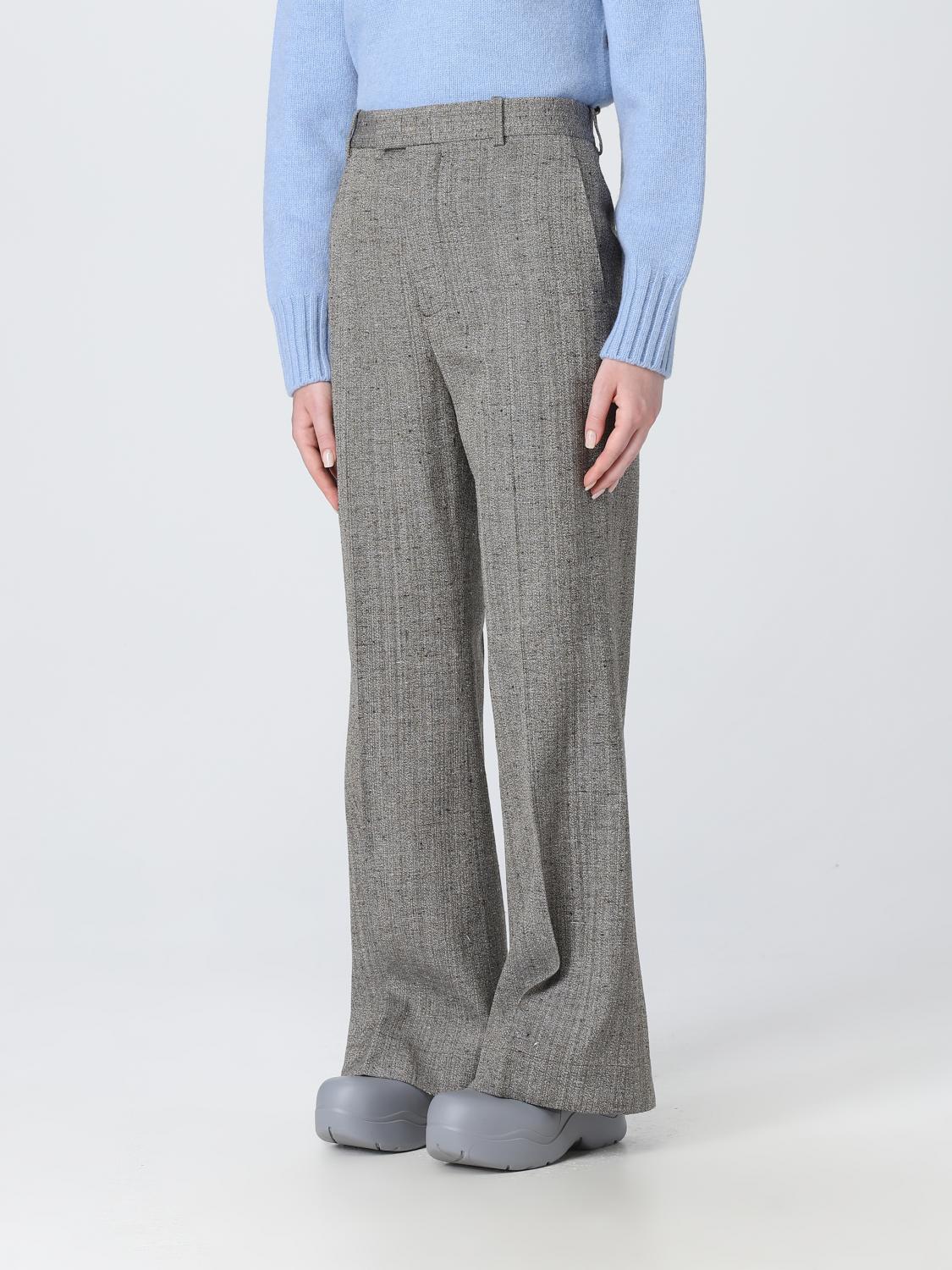 Bottega Veneta Pants Woman Dove Grey