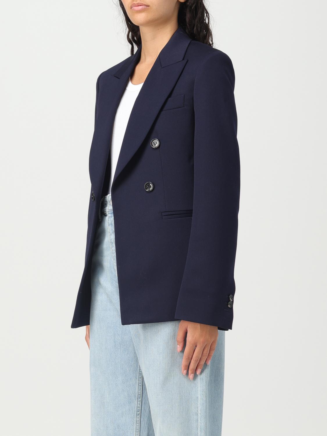 Bottega Veneta Jacket Woman Blue BOTTEGA VENETA