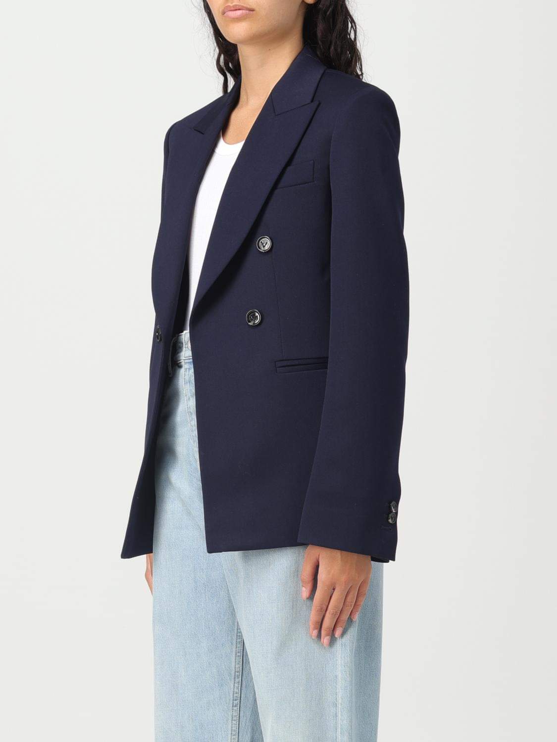 Bottega Veneta Jacket Woman Blue BOTTEGA VENETA