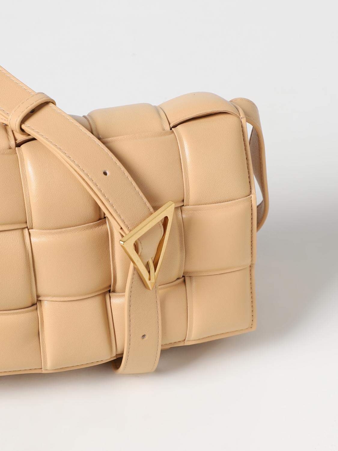 Bottega Veneta Crossbody Bag Woman Beige BOTTEGA VENETA