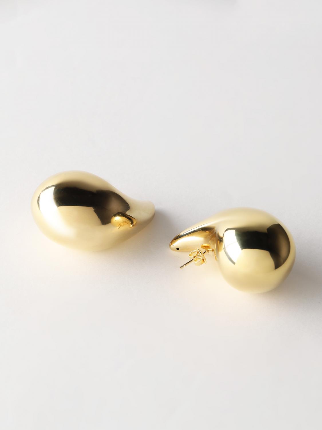 Bottega Veneta Women Bottega Veneta Drop Gold-Plated Sterling Silver Earrings BOTTEGA VENETA