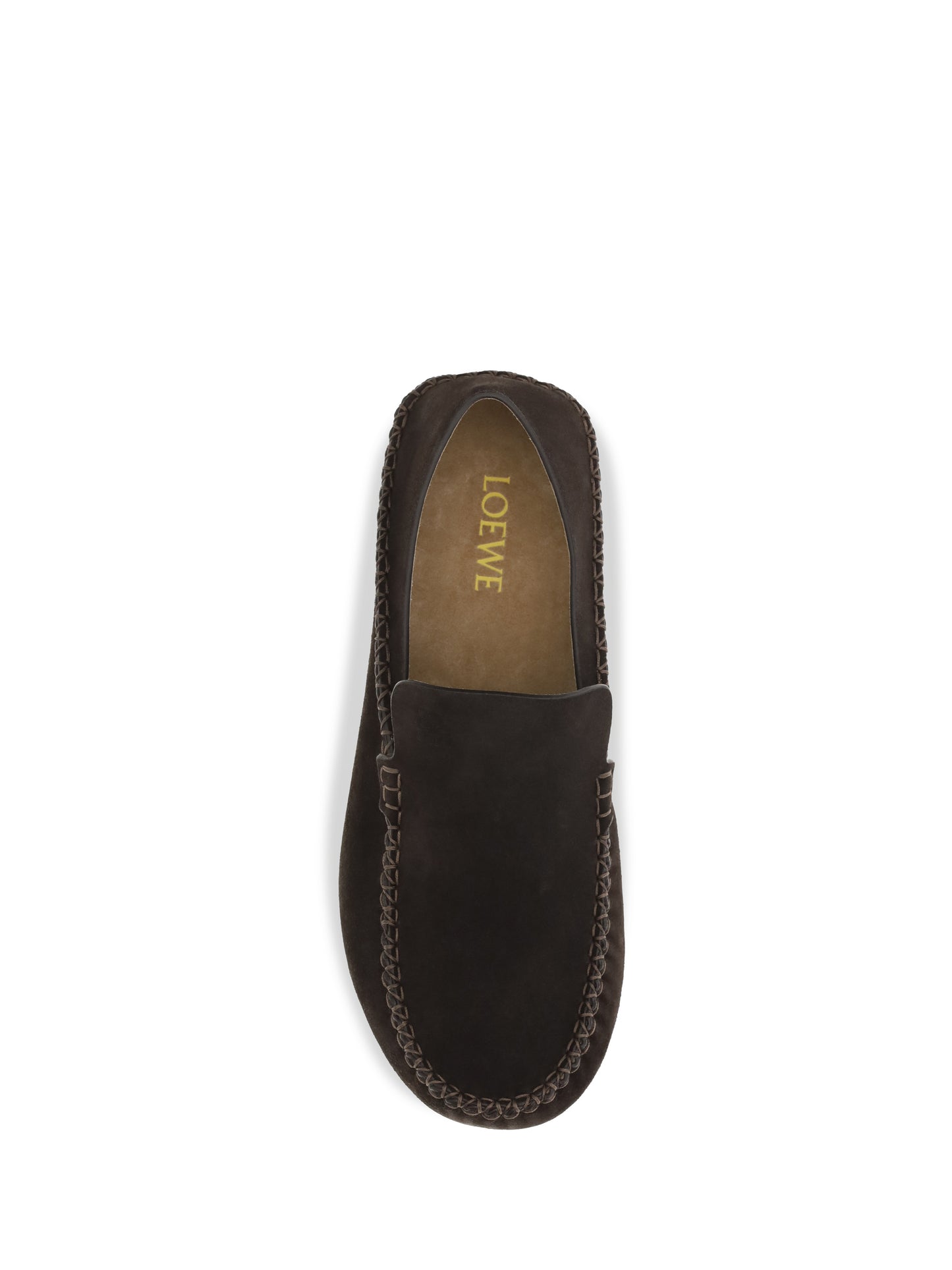 Loewe Men Rambla Loafers In Suede Calfskin LOEWE