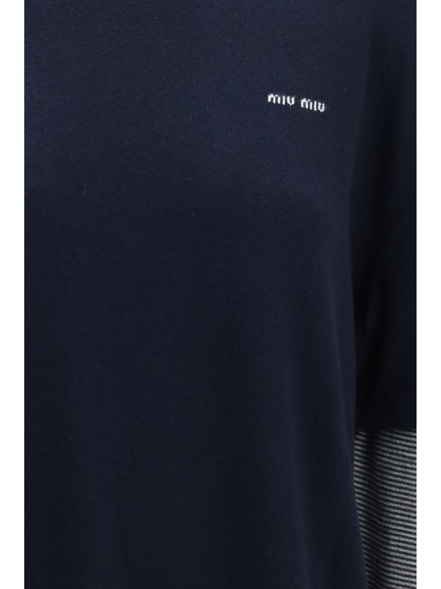 Miu Miu Women Long-Sleeve Layered Sweater MIU MIU