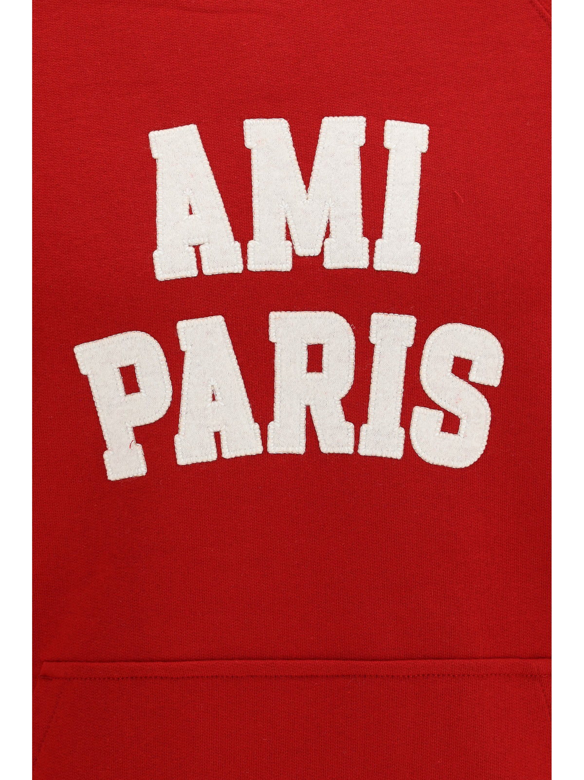 Ami Paris Men Embroidered Cotton Hoodie AMI PARIS