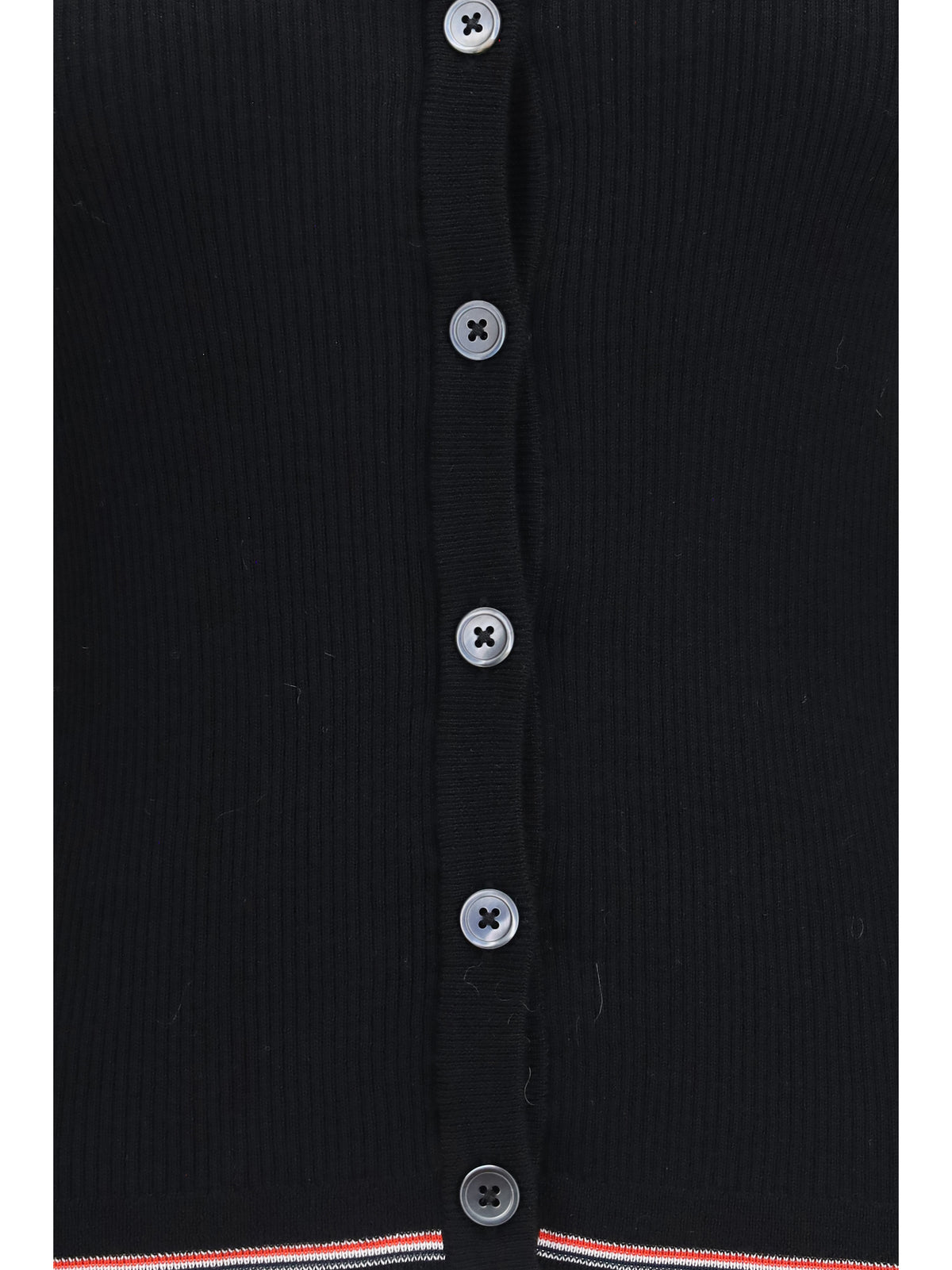 Thom Browne Women Ribbed Merino Wool Cardigan THOM BROWNE
