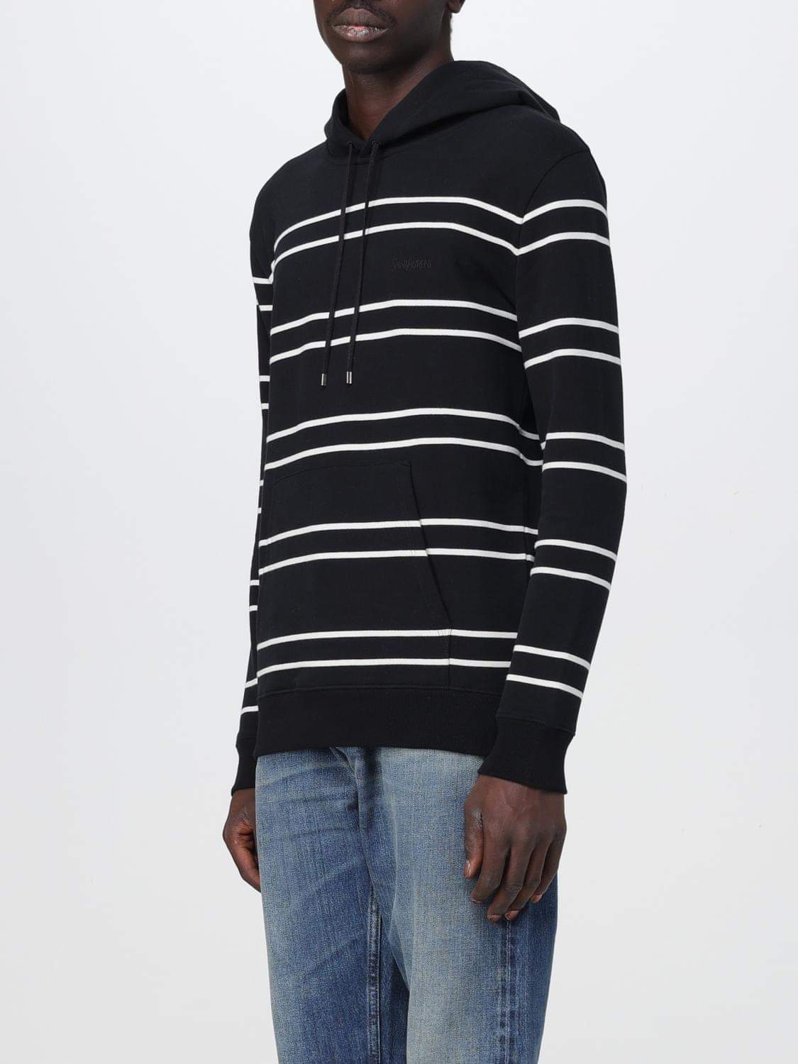 Saint Laurent Sweatshirt Men Black SAINT LAURENT