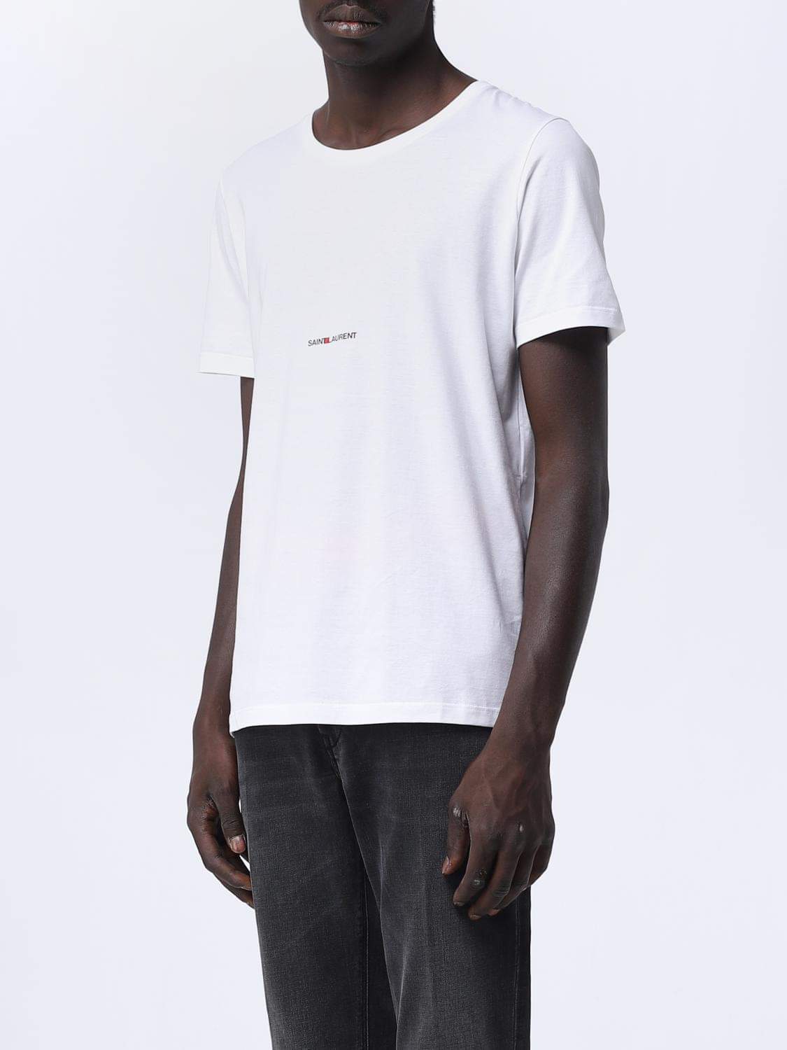 Saint Laurent T-Shirt Men White SAINT LAURENT