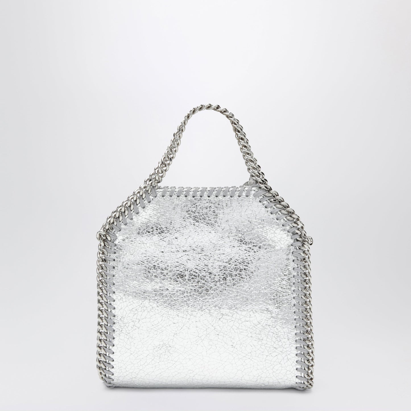 Stella Mccartney Falabella Micro Tote Bag In Silver Women STELLA MCCARTNEY