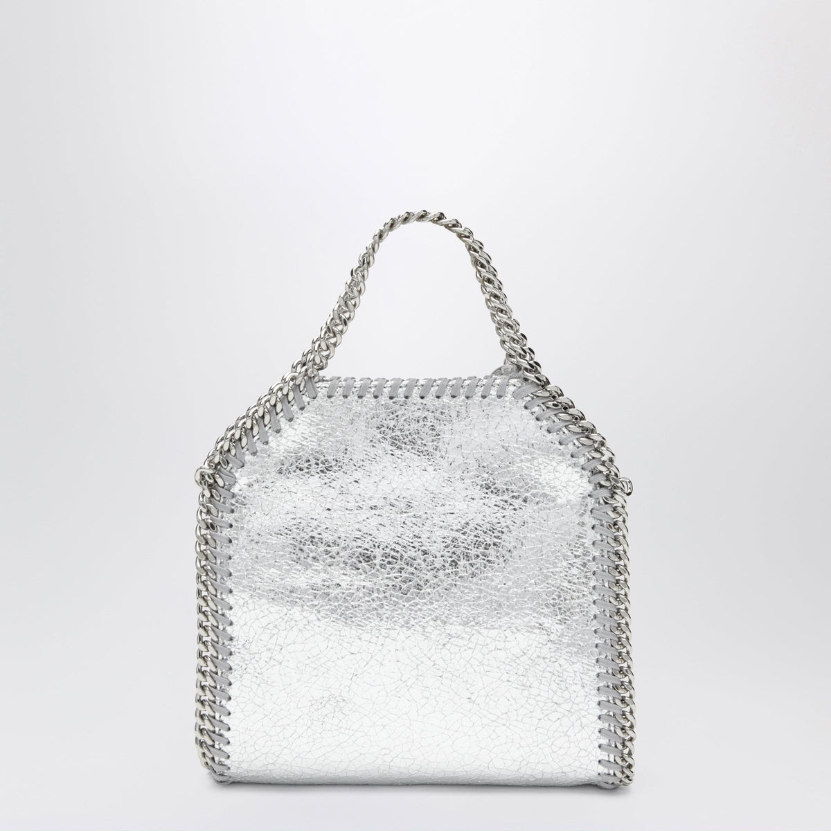 Stella Mccartney Falabella Micro Tote Bag In Silver Women STELLA MCCARTNEY