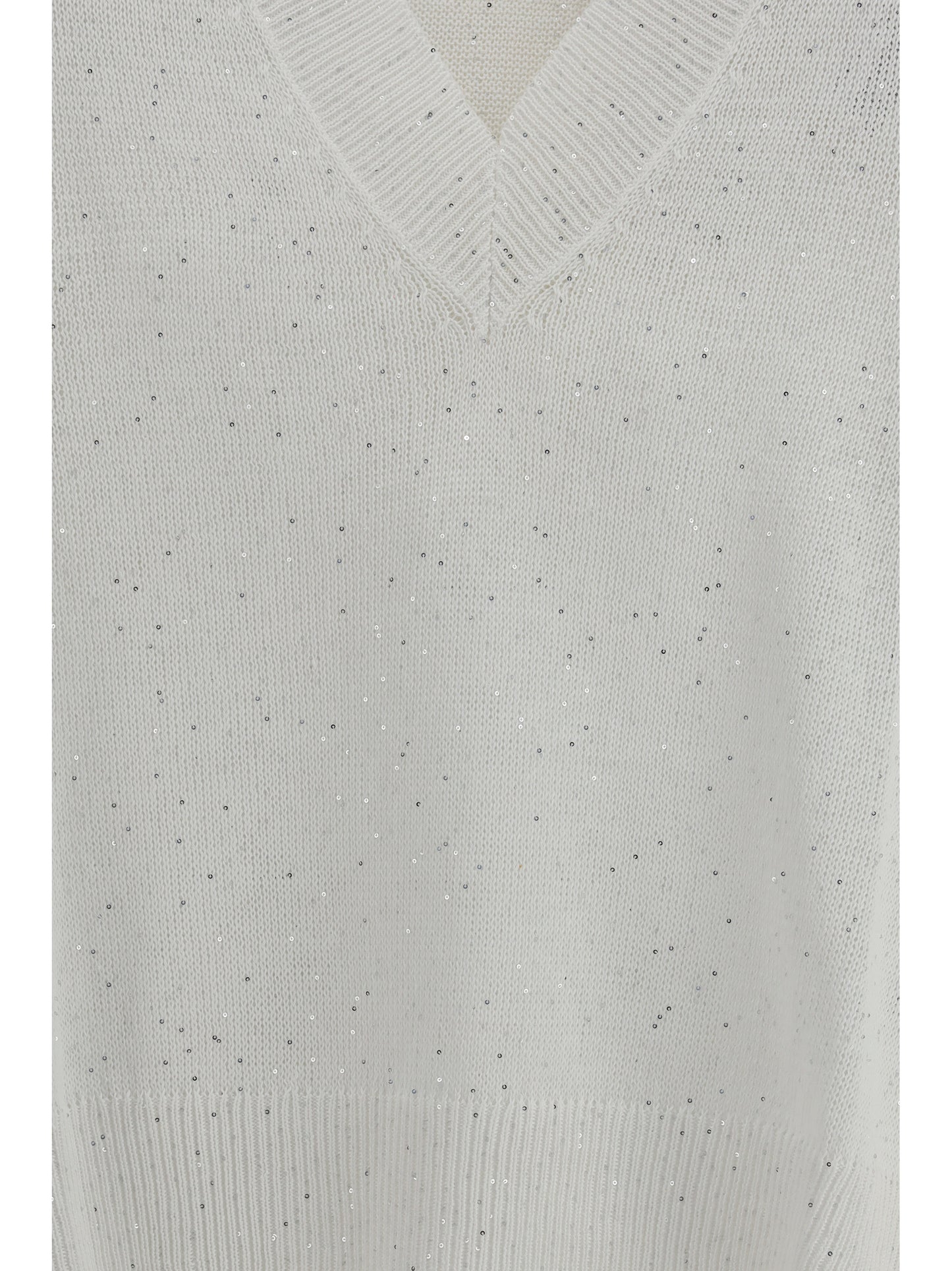 Brunello Cucinelli Women Sparkling Linen T-Shirt BRUNELLO CUCINELLI