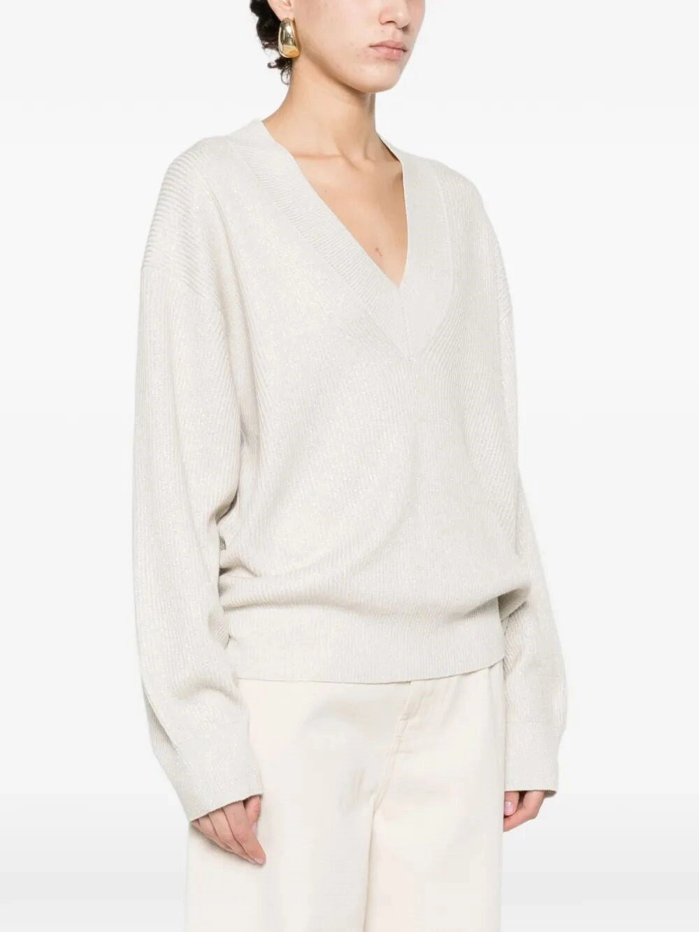 Brunello Cucinelli Women Sparkling Cashmere Sweater BRUNELLO CUCINELLI