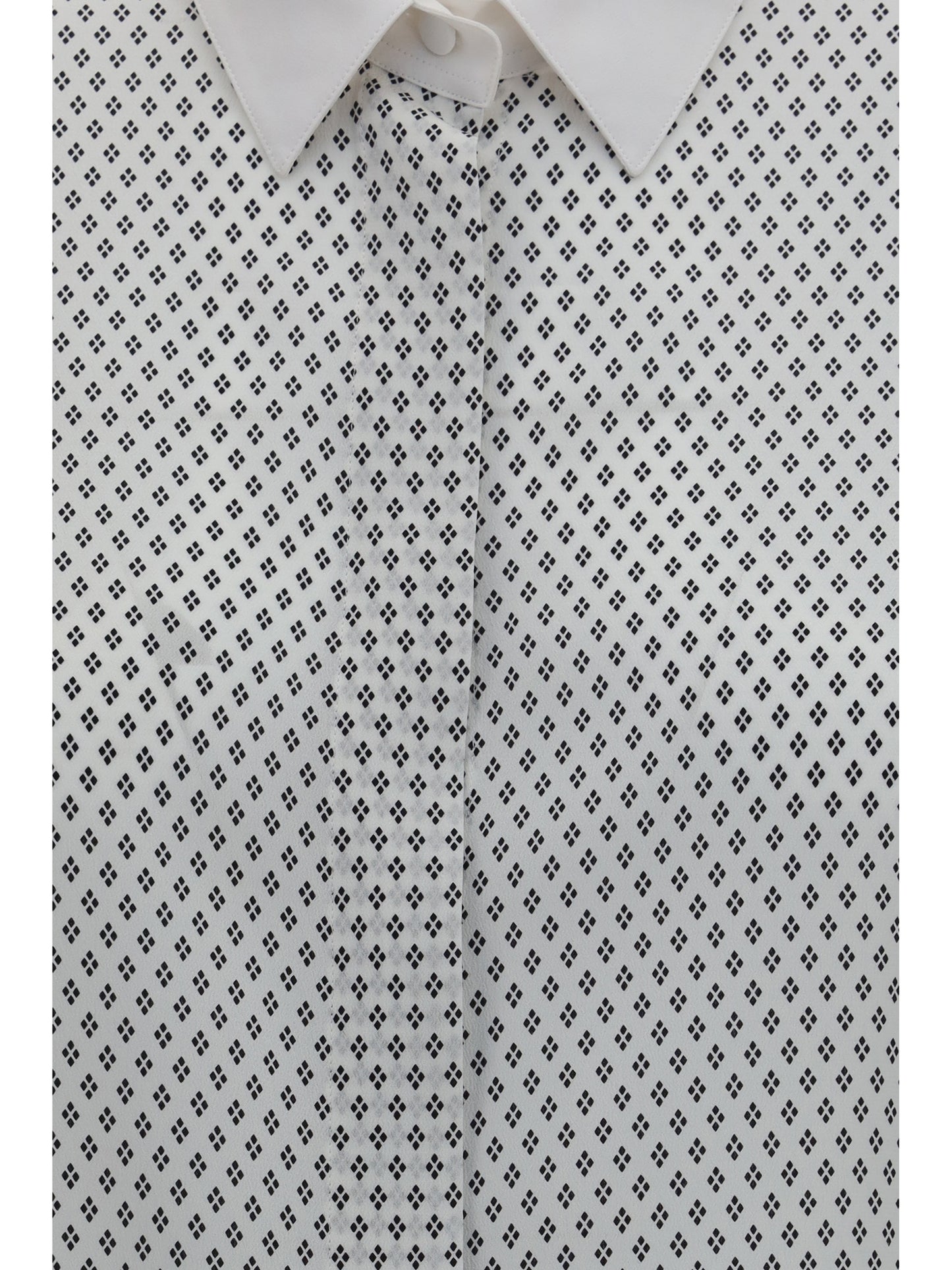 Tom Ford Women Diamond Print Silk Crêpe De Chine Shirt TOM FORD