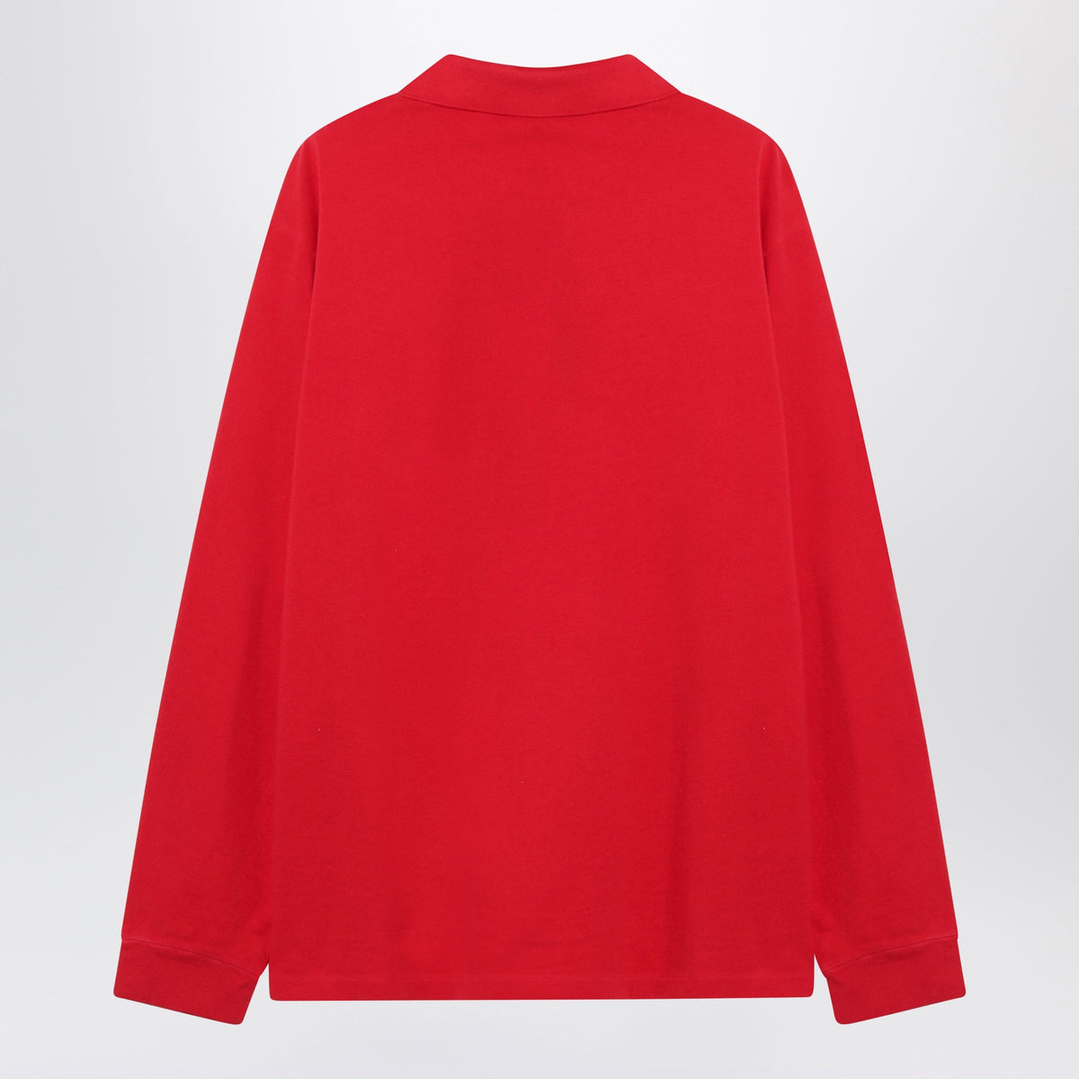 Prada Red Cotton Pique Polo Women PRADA