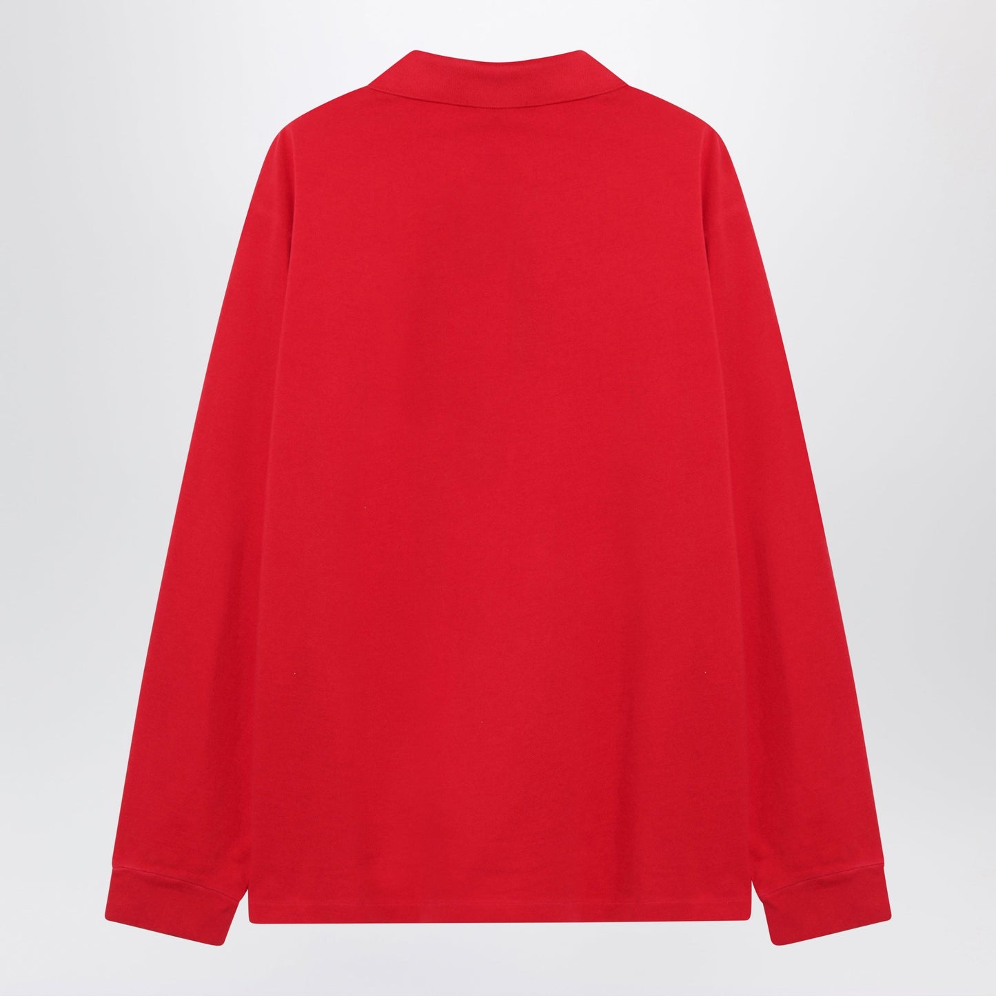 Prada Red Cotton Pique Polo Women PRADA
