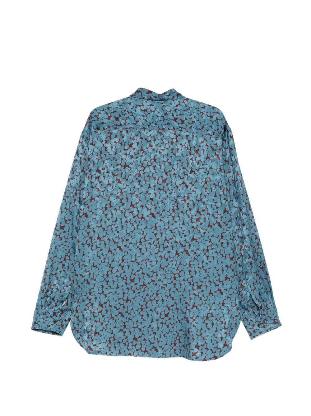 Dries Van Noten Men Shiny Satin Shirt DRIES VAN NOTEN