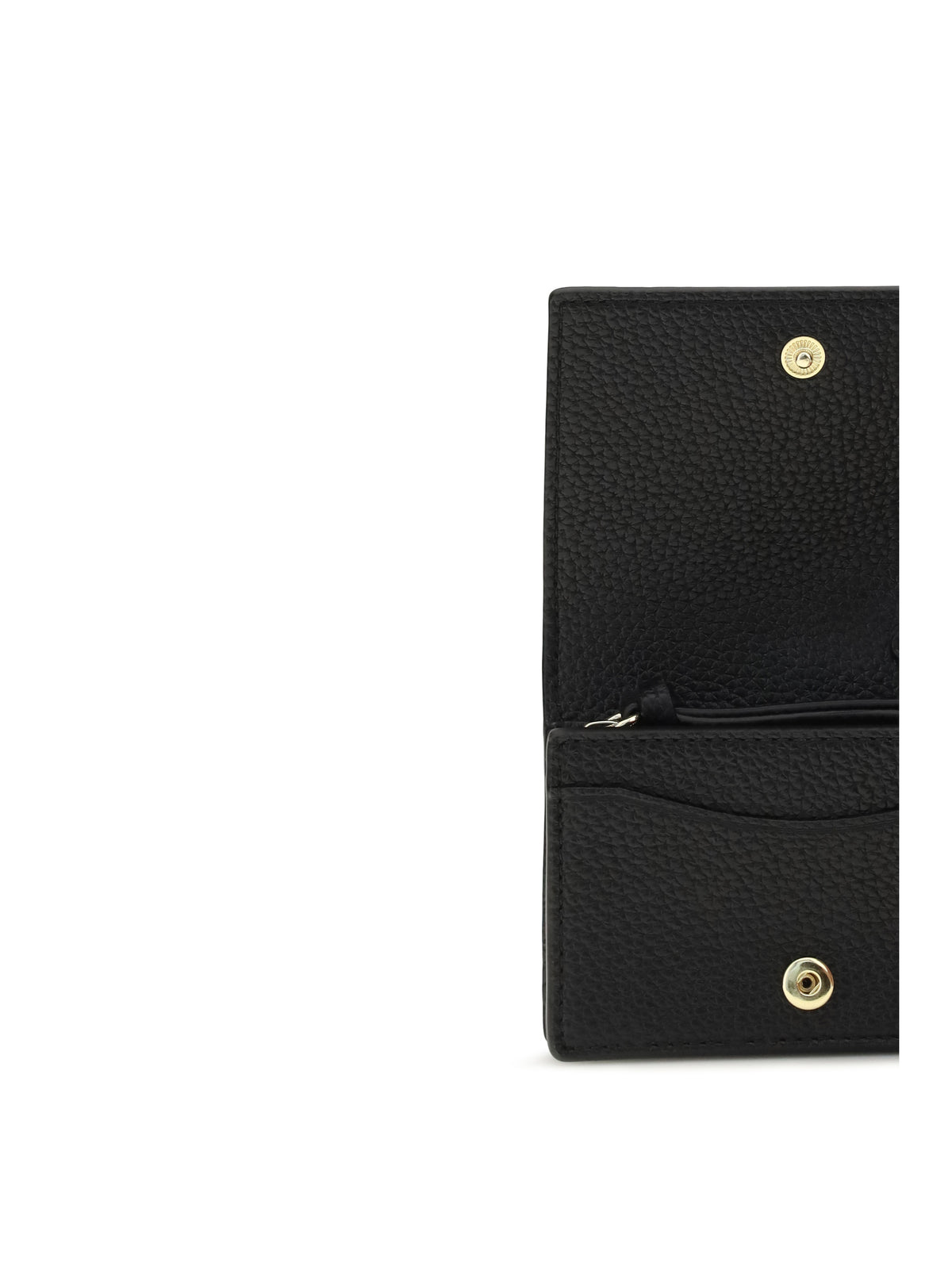 Ganni Women Ganni Bou Card Holder With Flap Grained GANNI